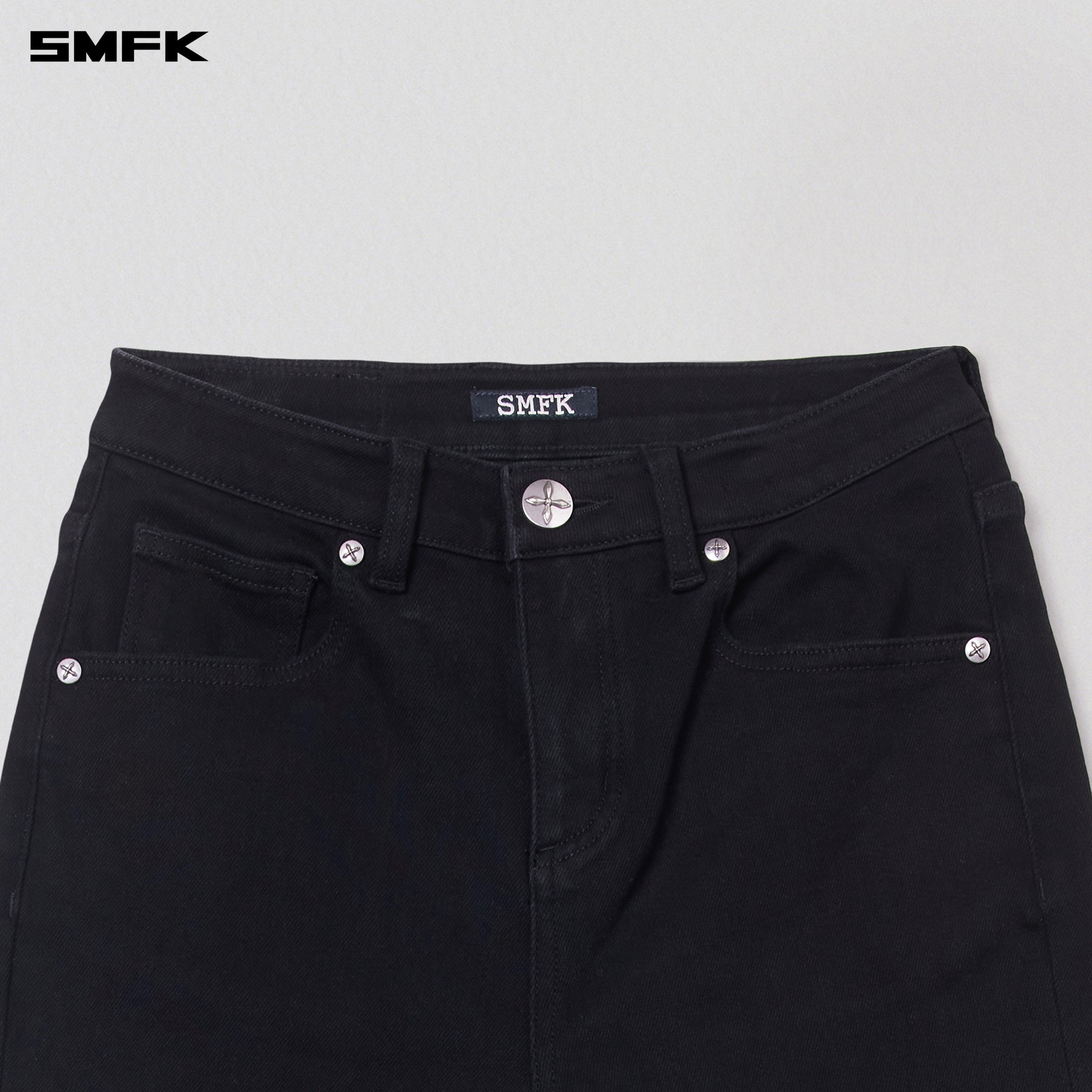 COMPASS HURRICANE DENIM PANTS WILD BLACK