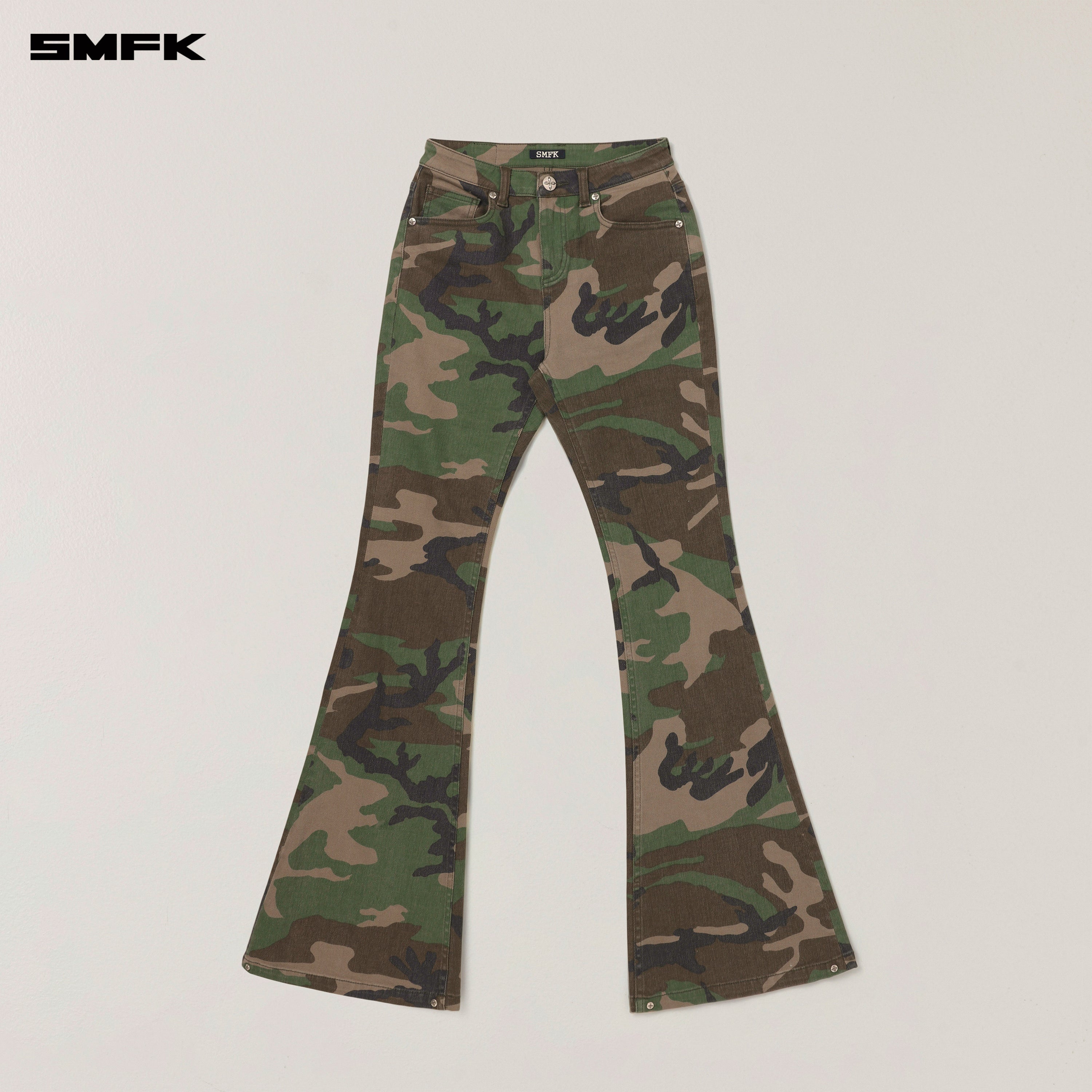 COMPASS HUNRRICANE DENIM PANTS ARMY GREEN CAMOUFLAGE