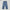 MIRAGE MODE FLARED DENIM PANTS/COTTON/W SKY BLUE