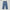 MIRAGE MODE FLARED DENIM PANTS/COTTON/W SKY BLUE
