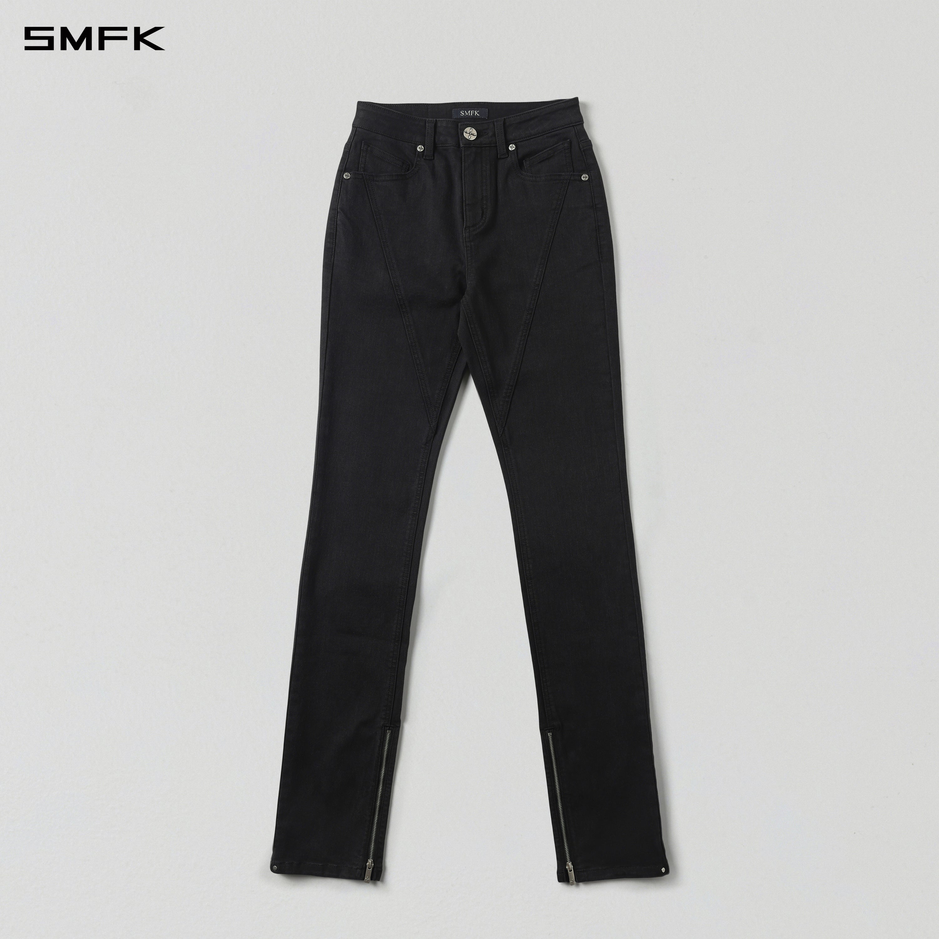 MIRAGE PRISM MODEL DENIM PANTS/E-COTTON WILD BLACK