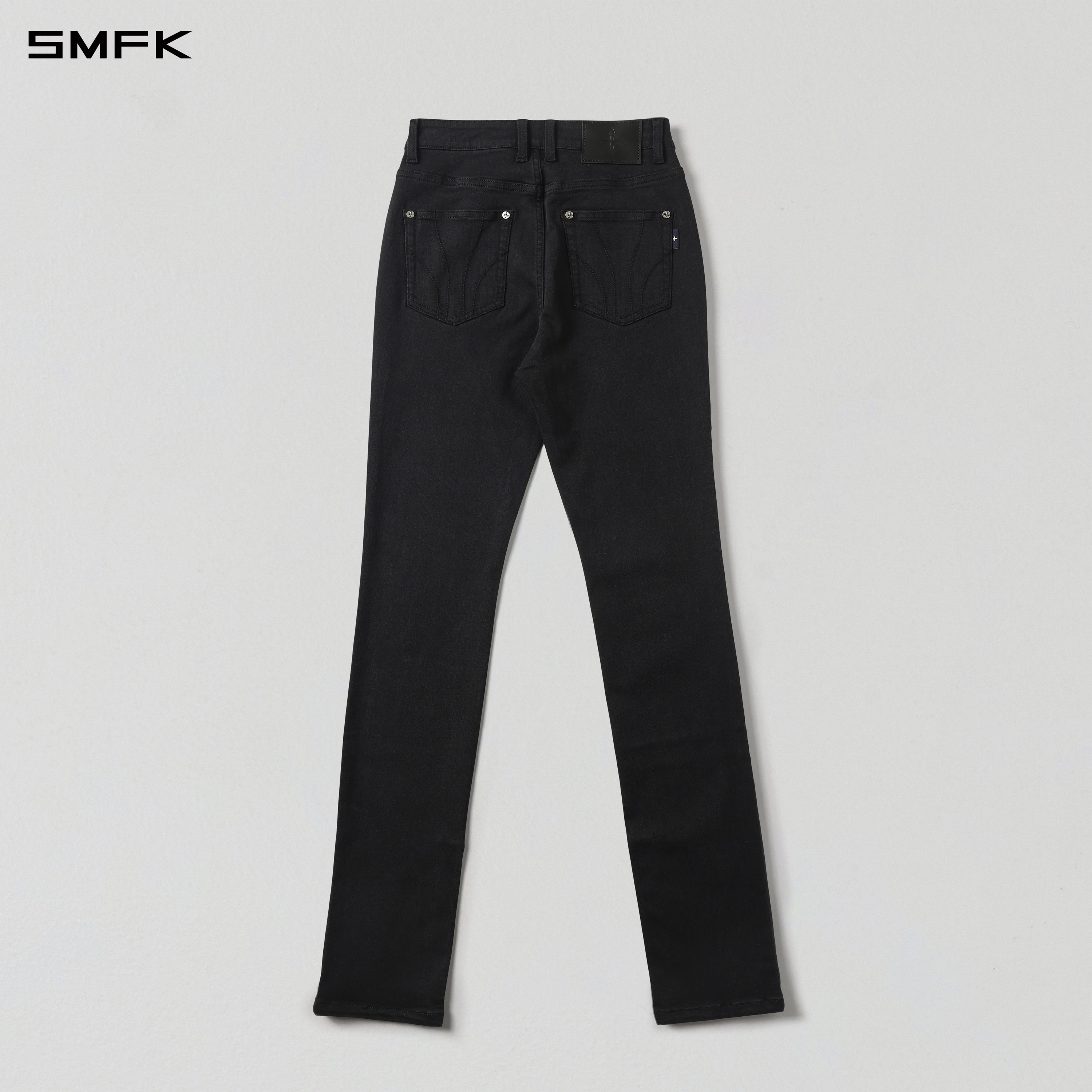MIRAGE PRISM MODEL DENIM PANTS/E-COTTON WILD BLACK