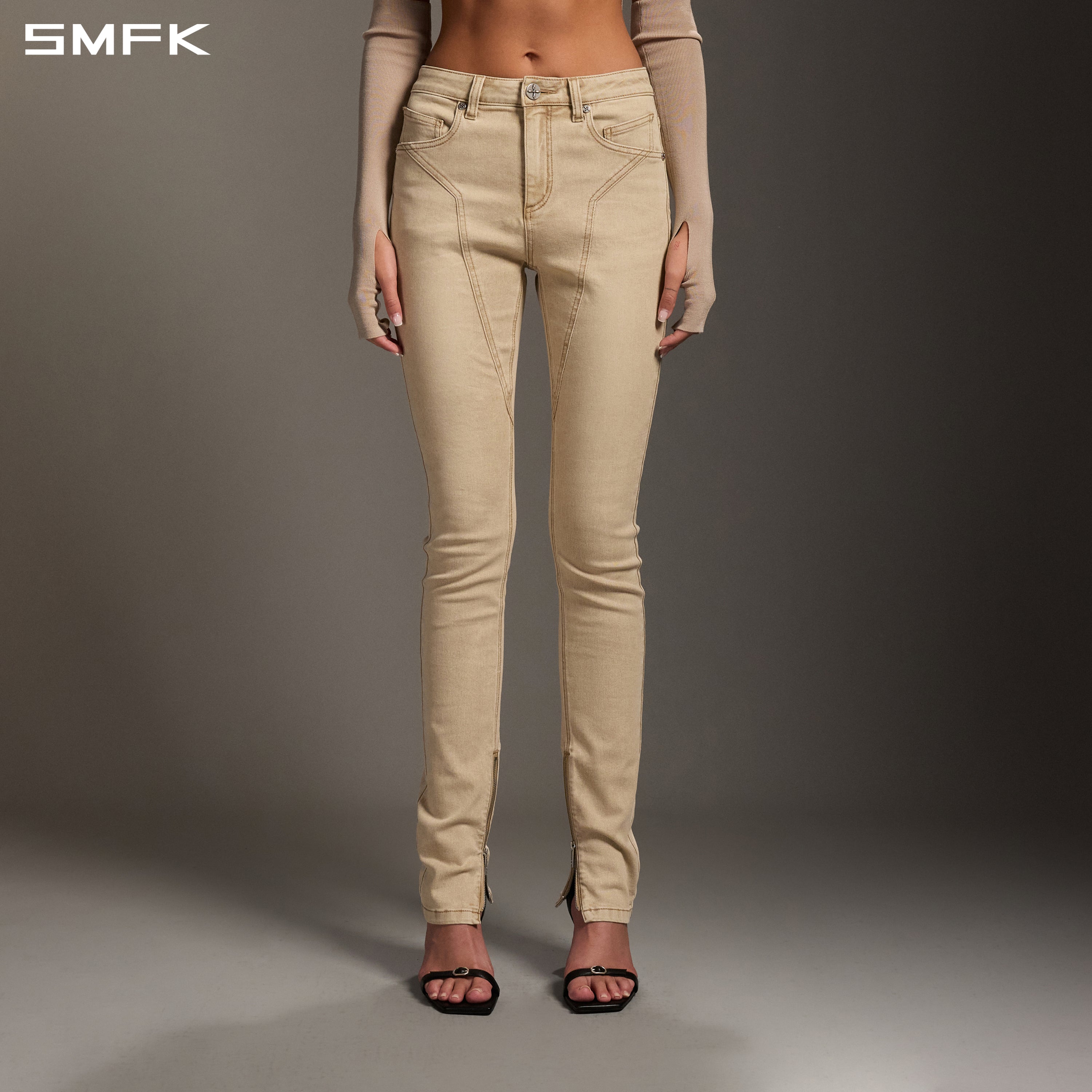 MIRAGE PRISM MODEL DENIM PANTS/E-COTTON FRESH SKIN