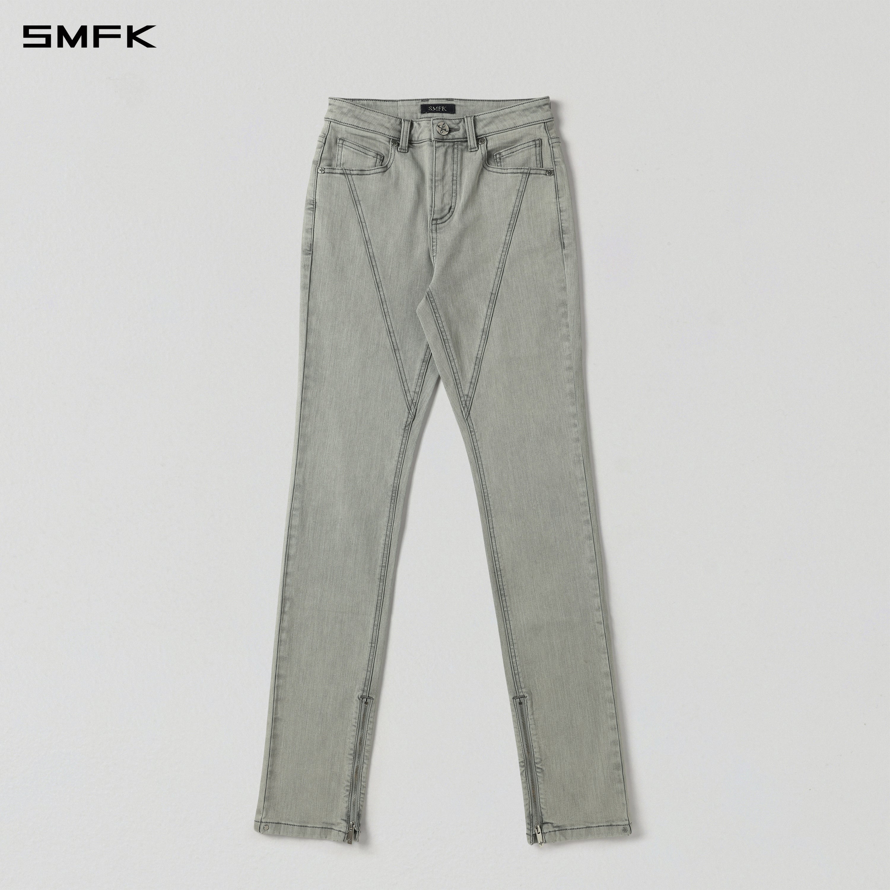 MIRAGE PRISM MODEL DENIM PANTS/E-COTTON GLACIER GREY