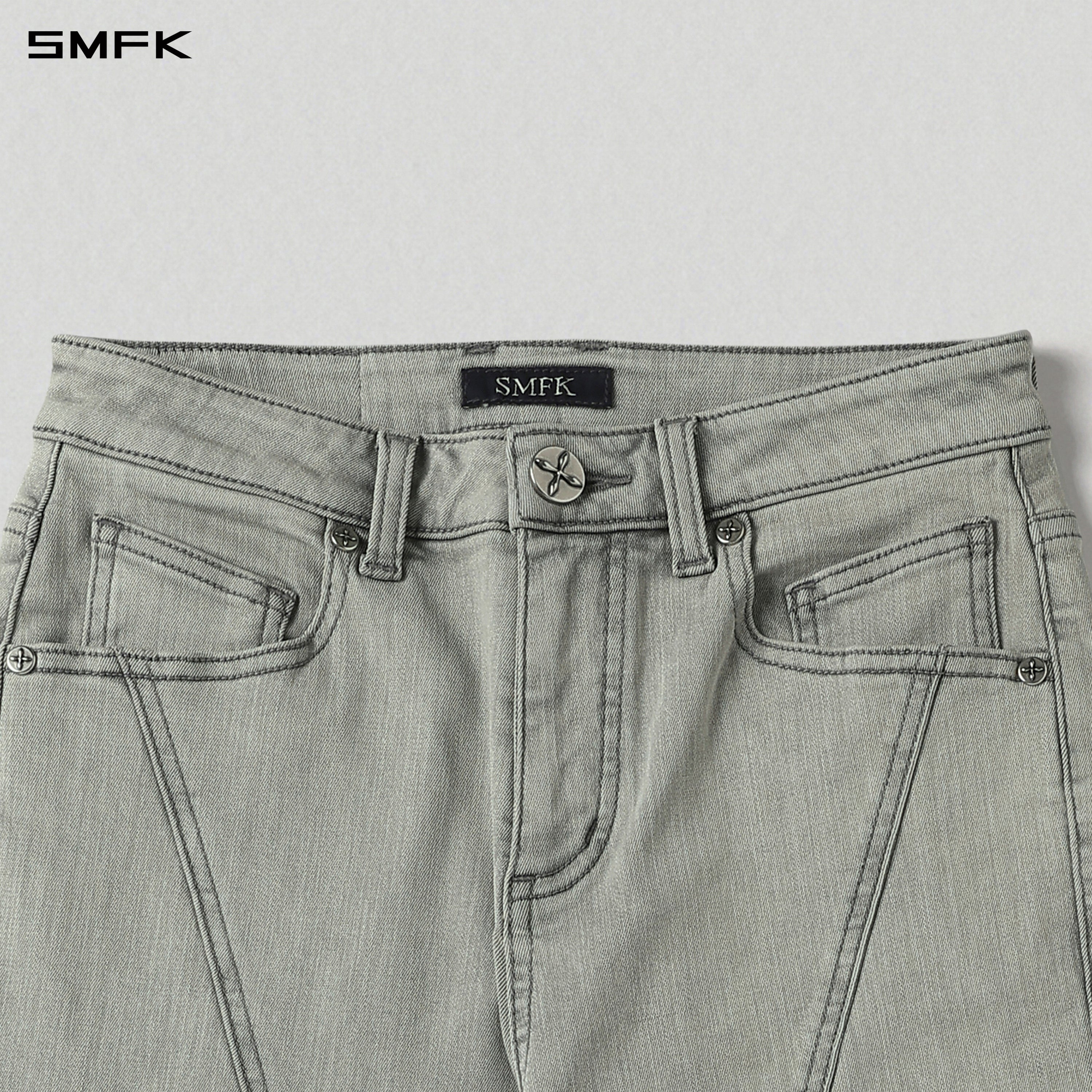 MIRAGE PRISM MODEL DENIM PANTS/E-COTTON GLACIER GREY