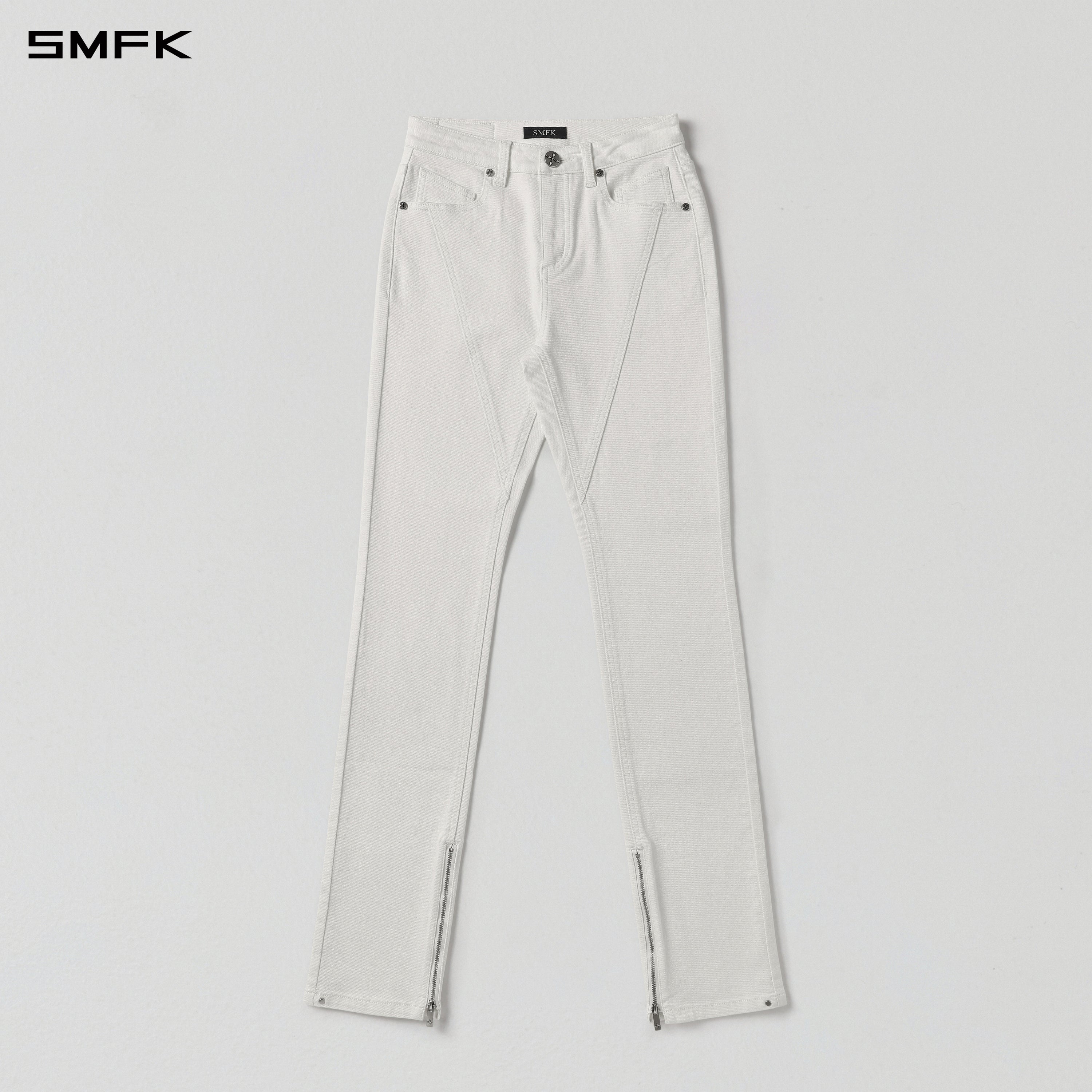 MIRAGE PRISM MODEL DENIM PANTS/E-COTTON CLOUD WHITE