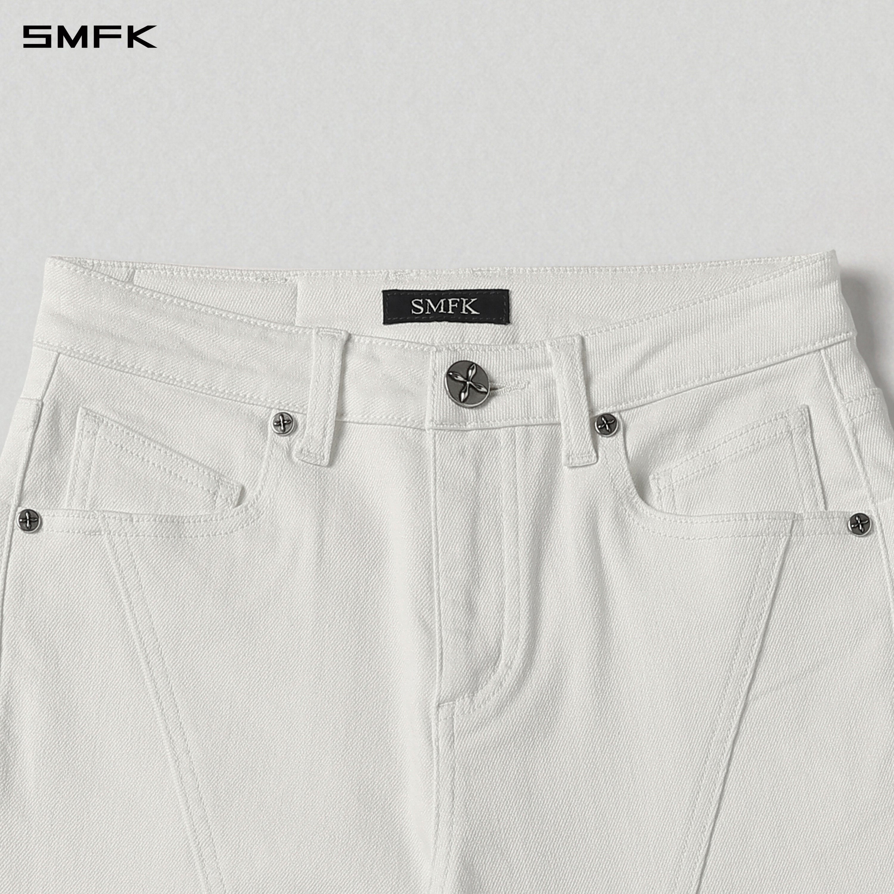 MIRAGE PRISM MODEL DENIM PANTS/E-COTTON CLOUD WHITE