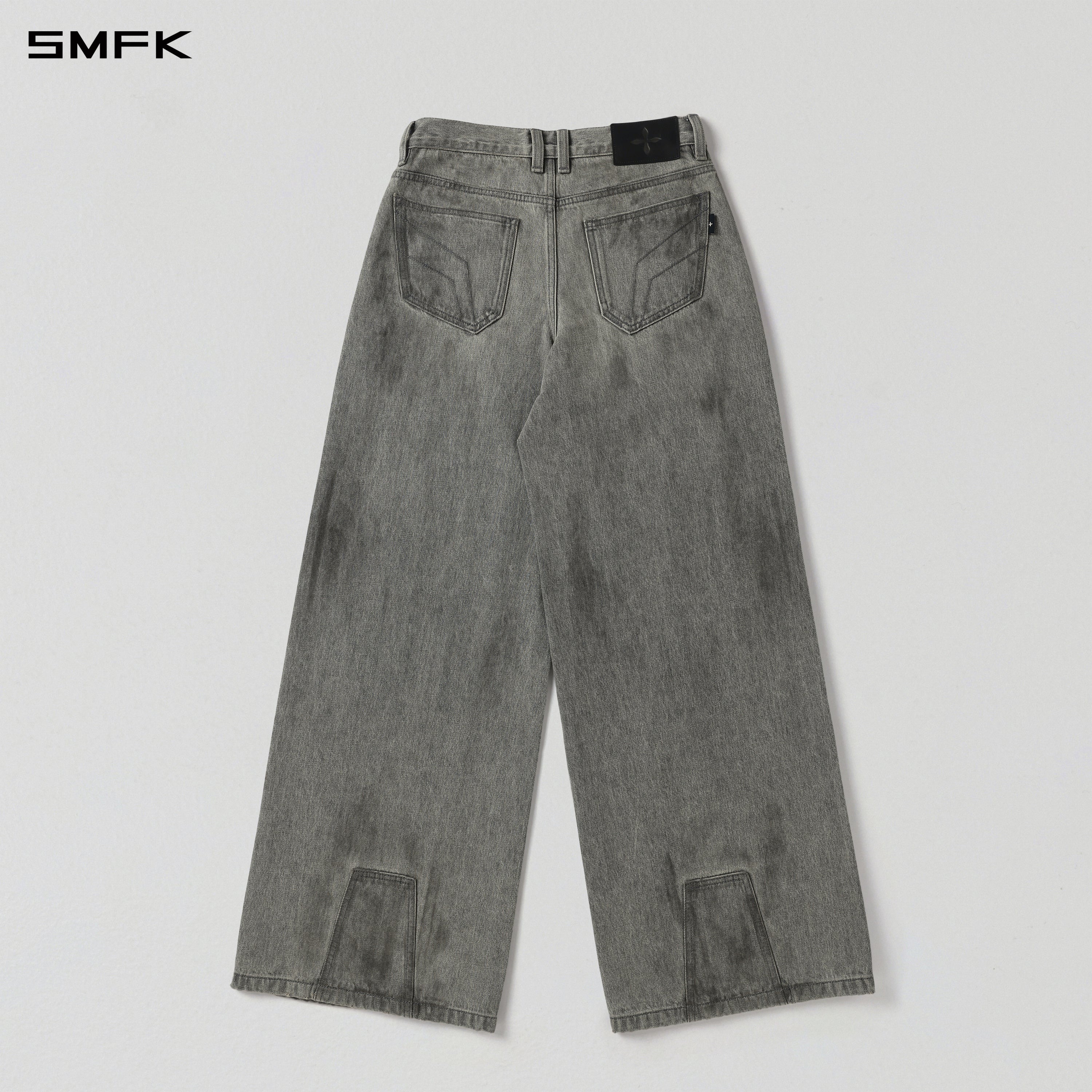 WILD MIRAGE TOWER DENIM PANTS/DENIM COTTON+SLOW WASH/W MIRAGE GREY