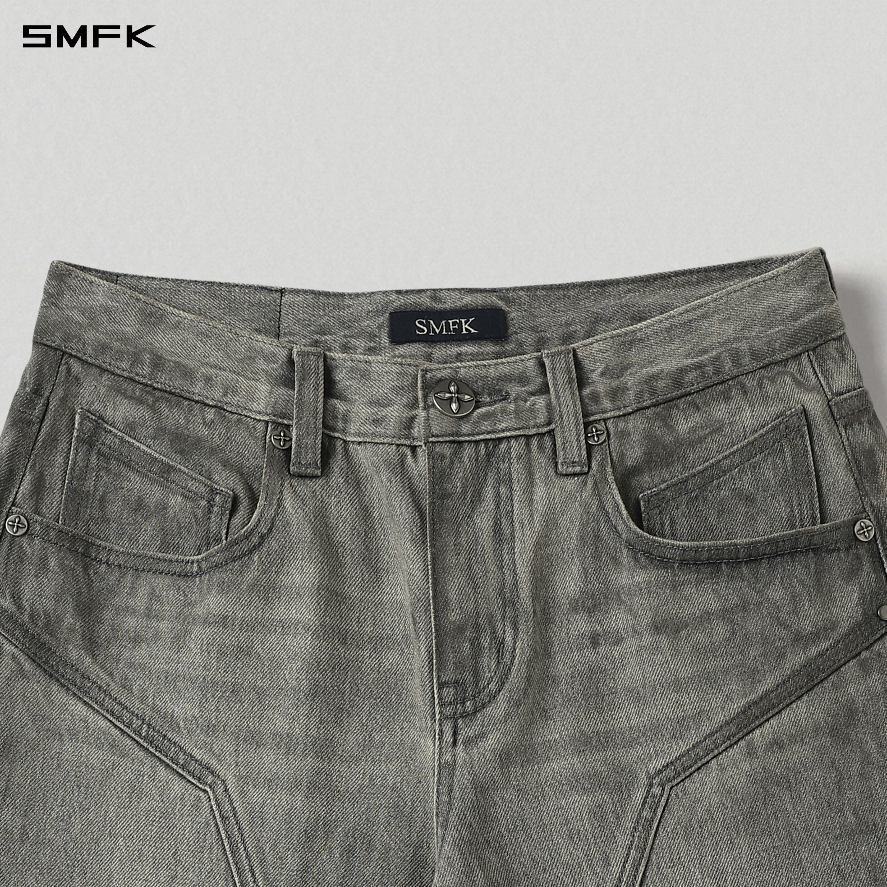WILD MIRAGE TOWER DENIM PANTS/DENIM COTTON+SLOW WASH/W MIRAGE GREY