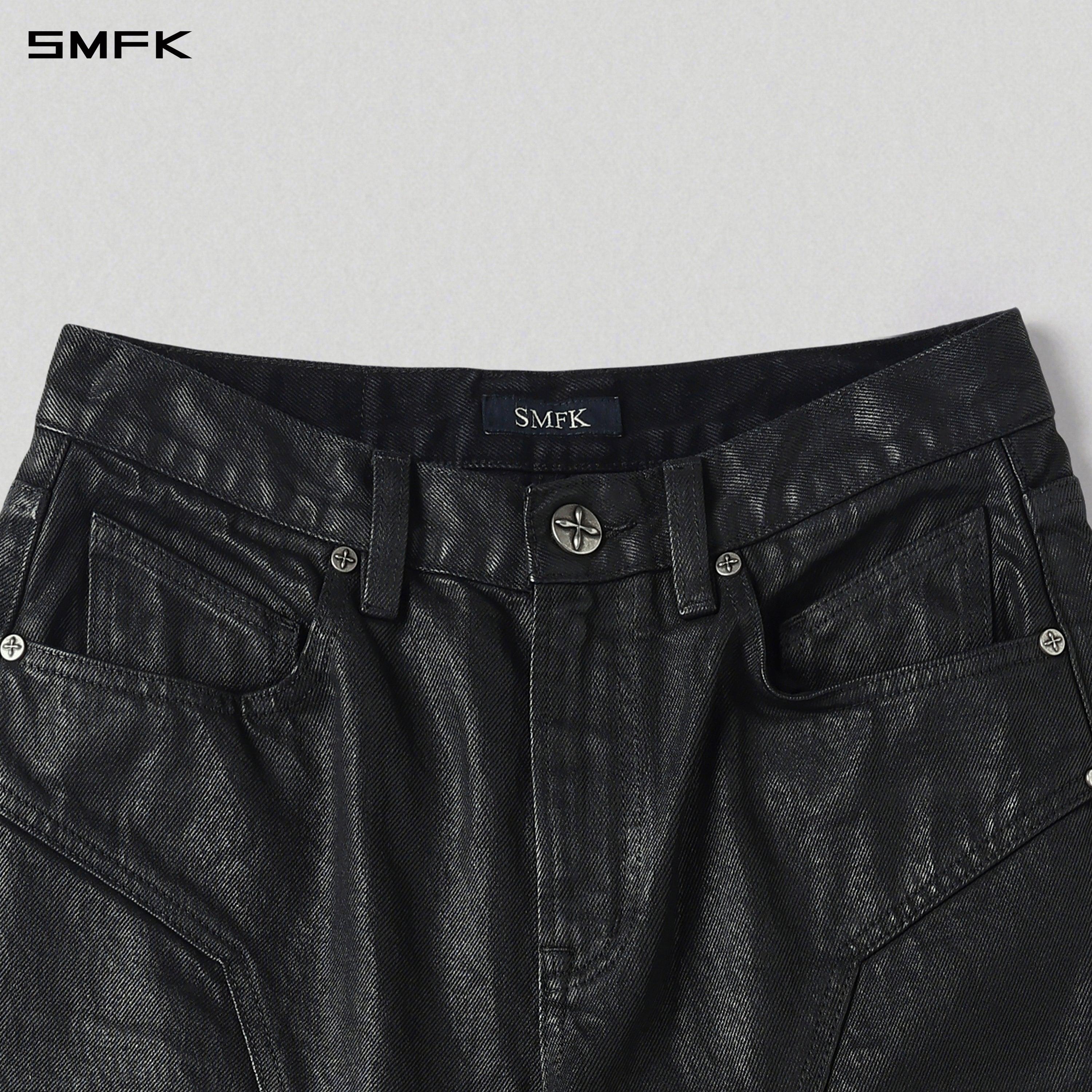 WILD MIRAGE STRT DENIM PANTS/DENIM COTTON+SLOW WASH/W INK BLACK