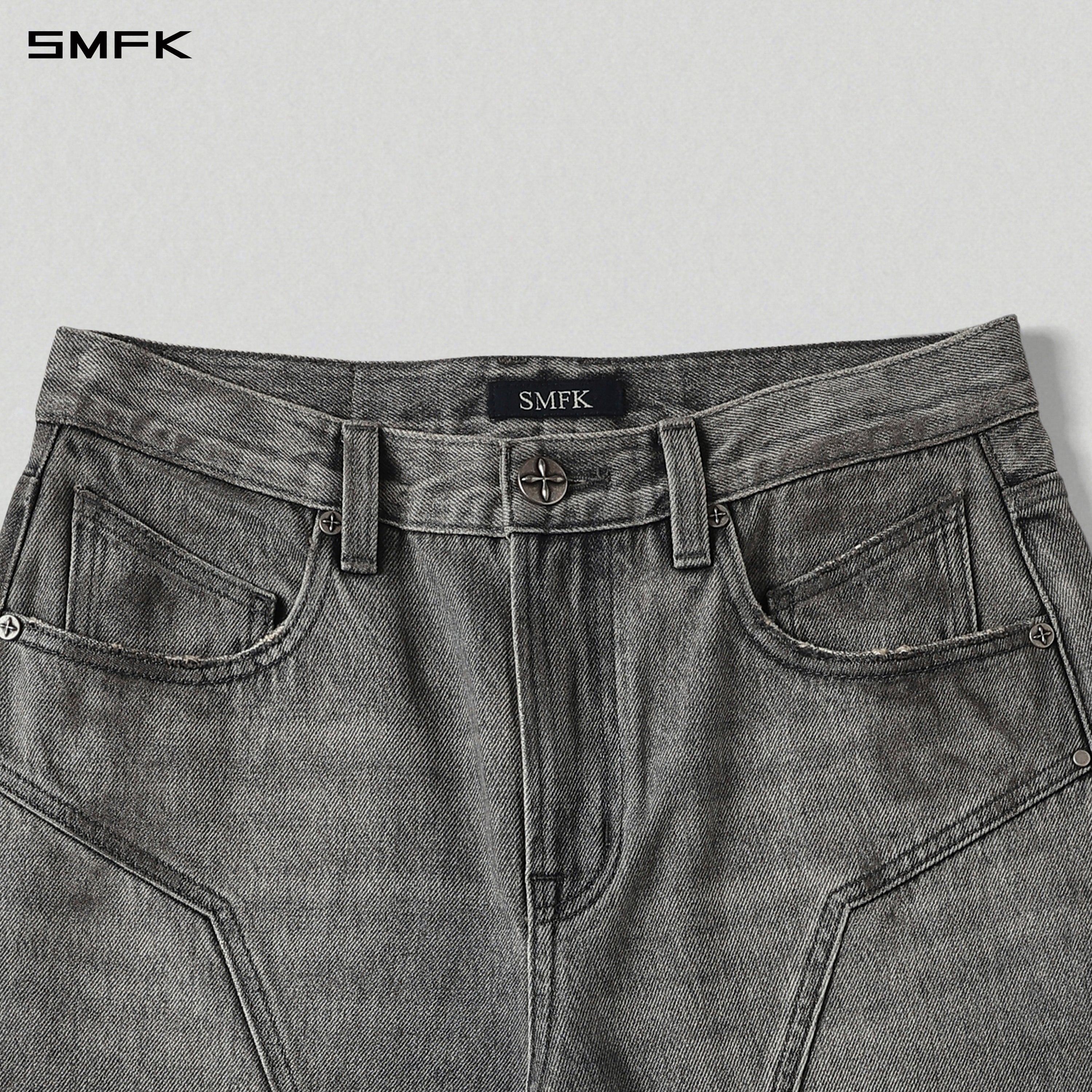 WILD MIRAGE STRT DENIM PANTS/DENIM COTTON+SLOW WASH/W MIRAGE GREY