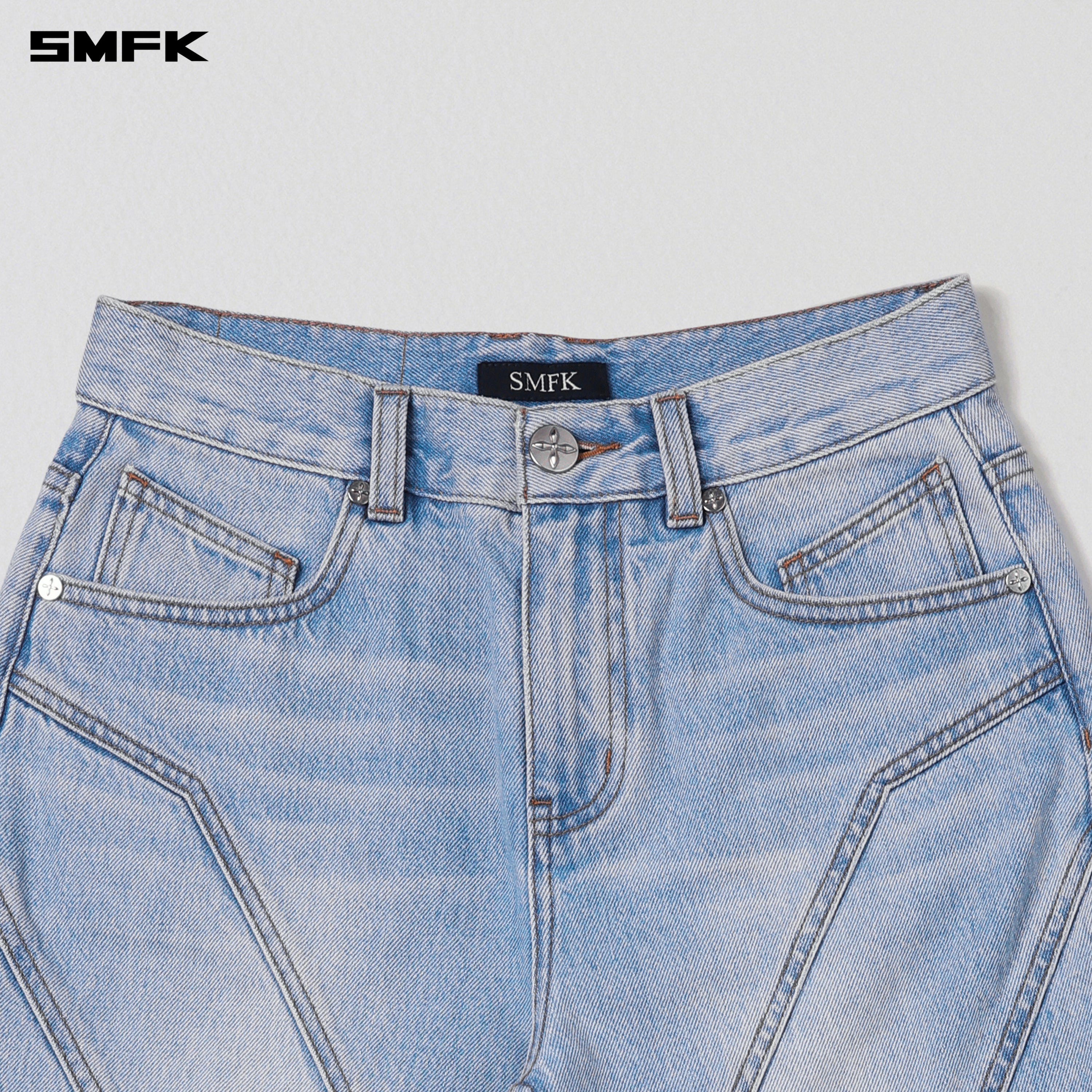 WILD MIRAGE HURRICANE DENIM PANTS/COTTON WILD SKY BLUE