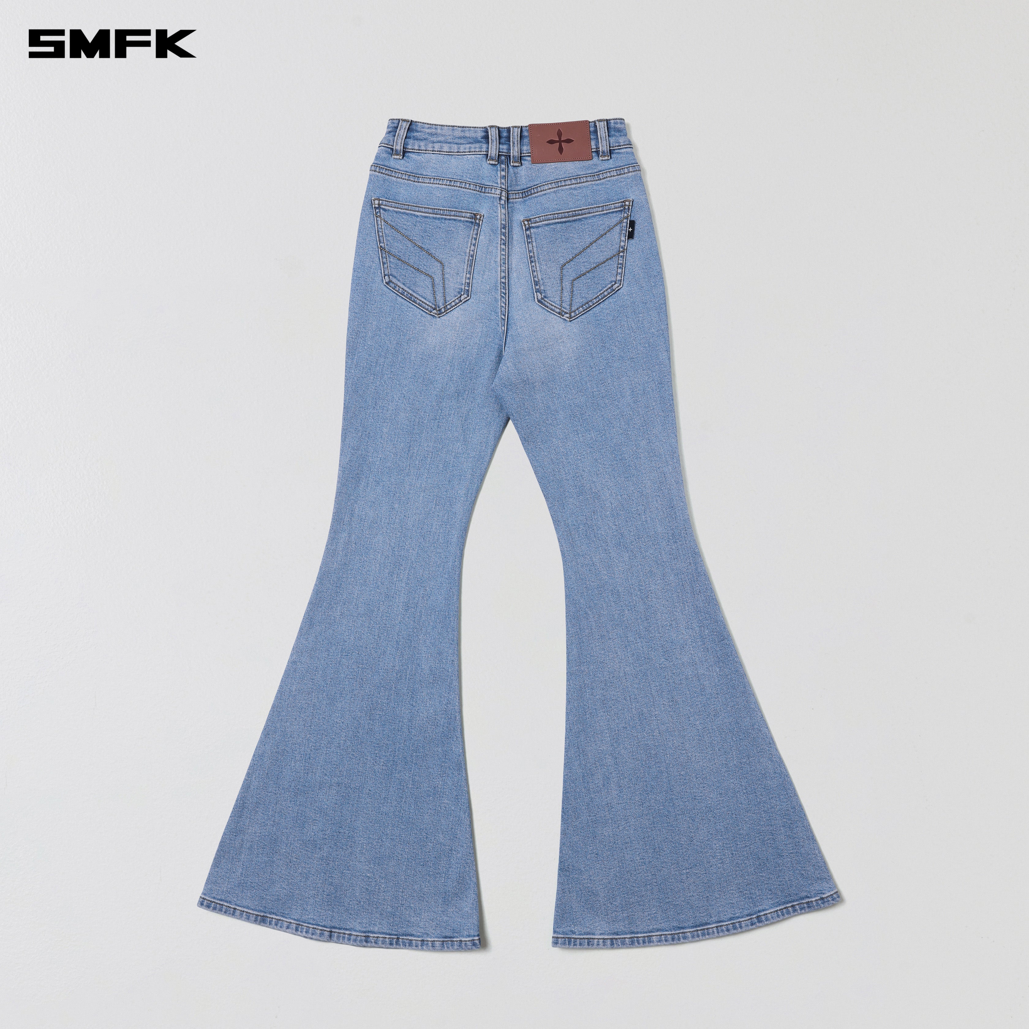 WILD MIRAGE FISHTAIL DENIM PANTS/COTTON WILD BLUE – SMFK Official