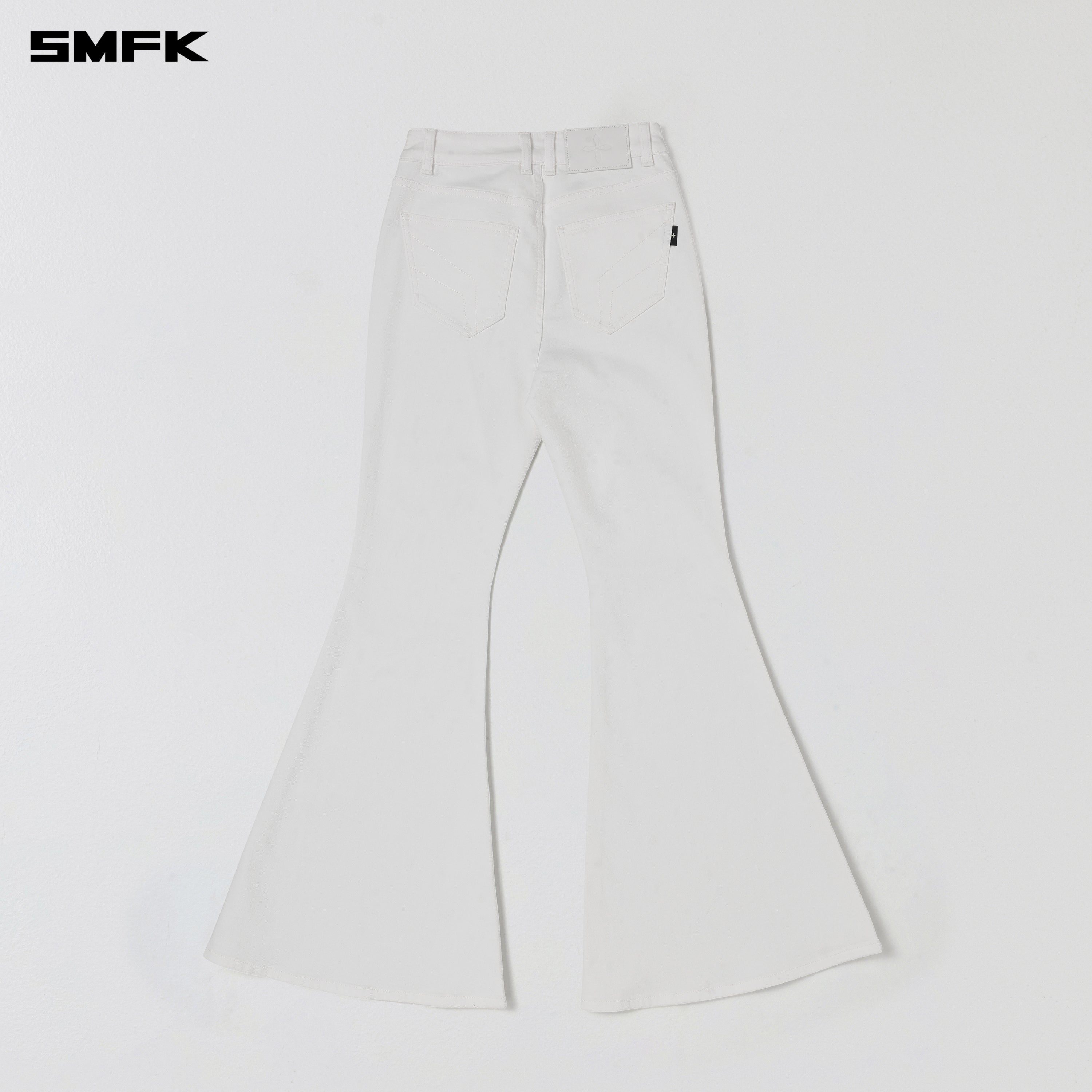 WILD MIRAGE FISHTAIL DENIM PANTS /COTTON CLOUD WHITE