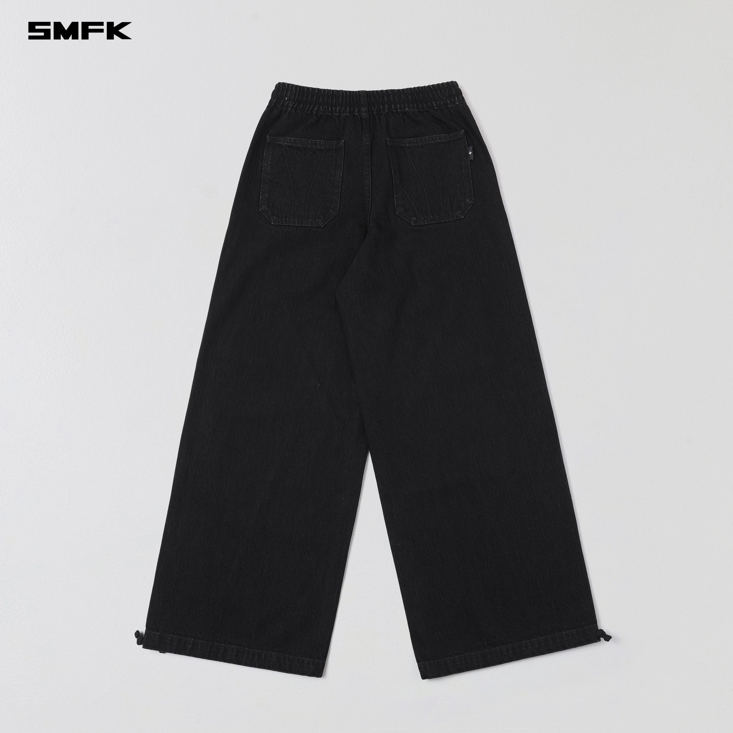 WILD DIAMOND DENIM SPORTS PANTS/COTTON WILD BLACK