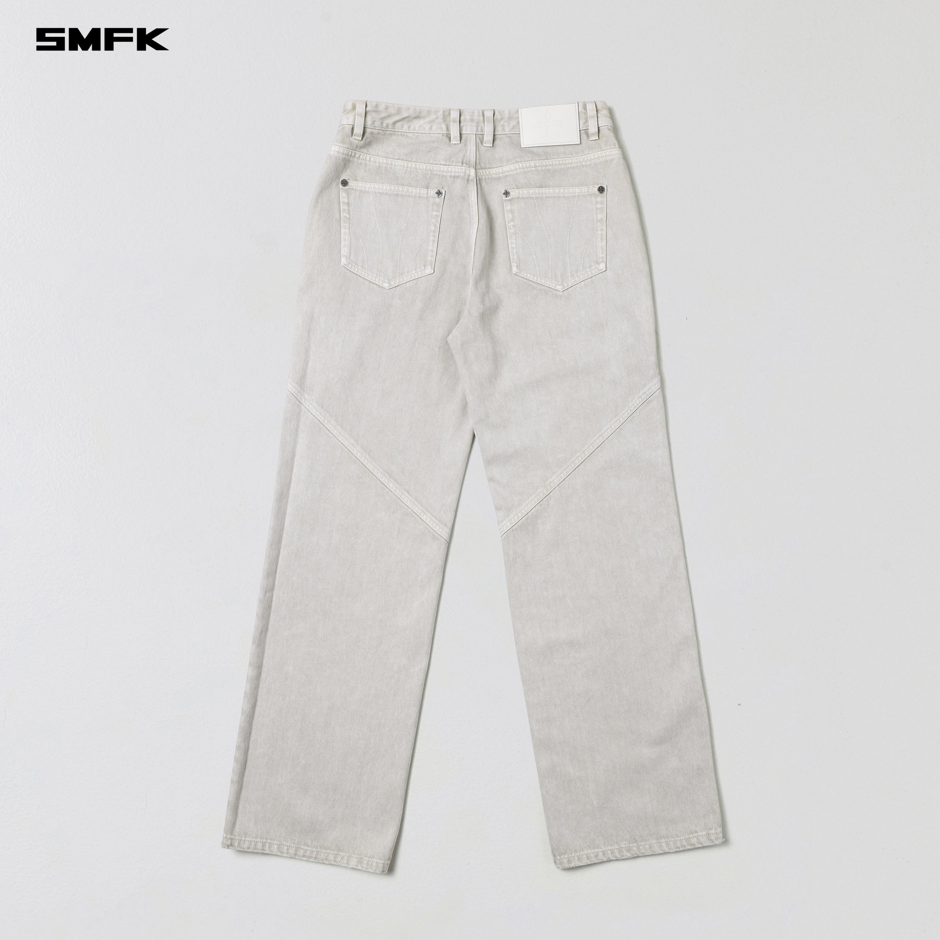 VINTAGE VANISH STRAIGHT DENIM PANTS/GARMENT DYE VANISH WHITE