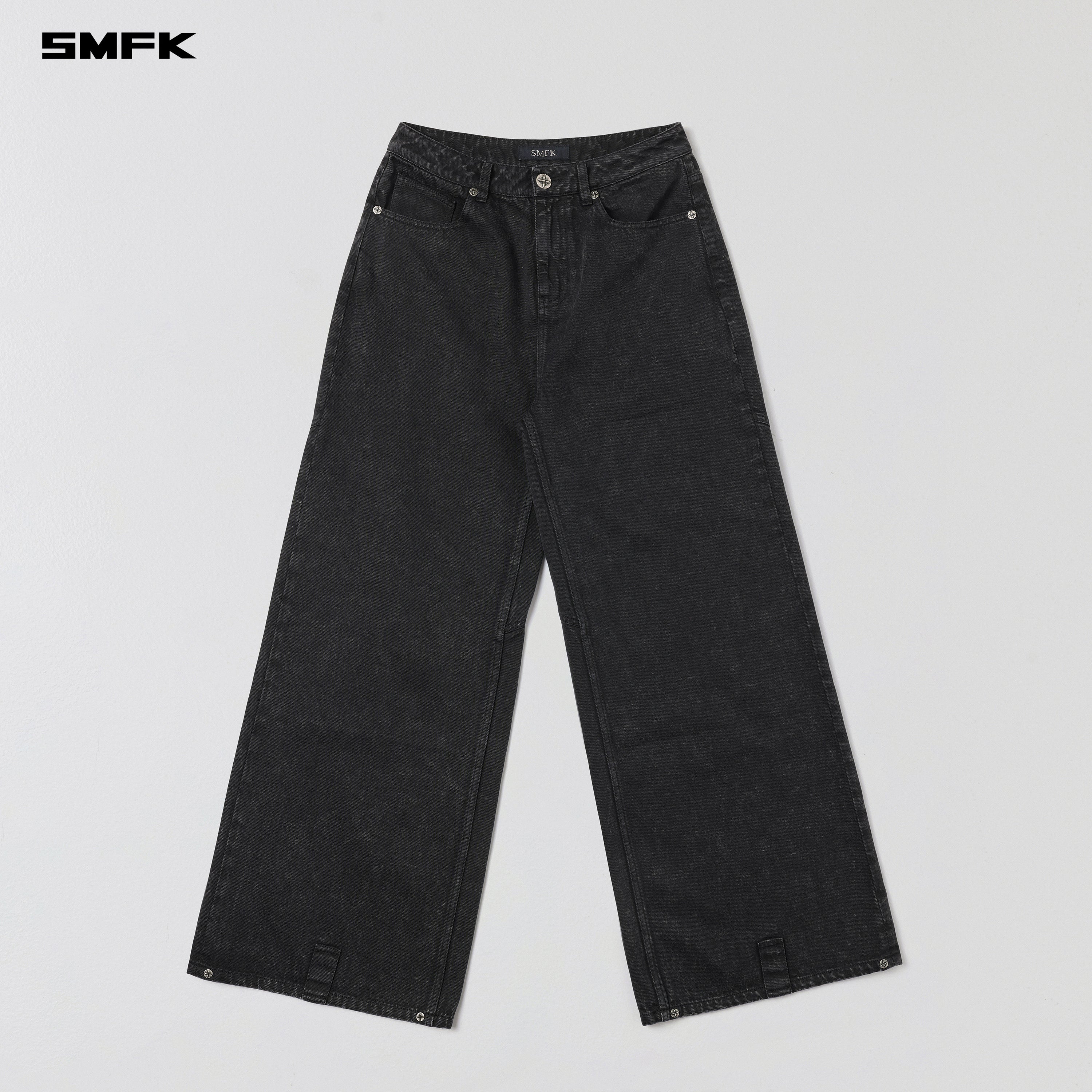 VINTAGE VANISH TOWER DENIM PANTS/GARMENT DYE VANISH BLACK