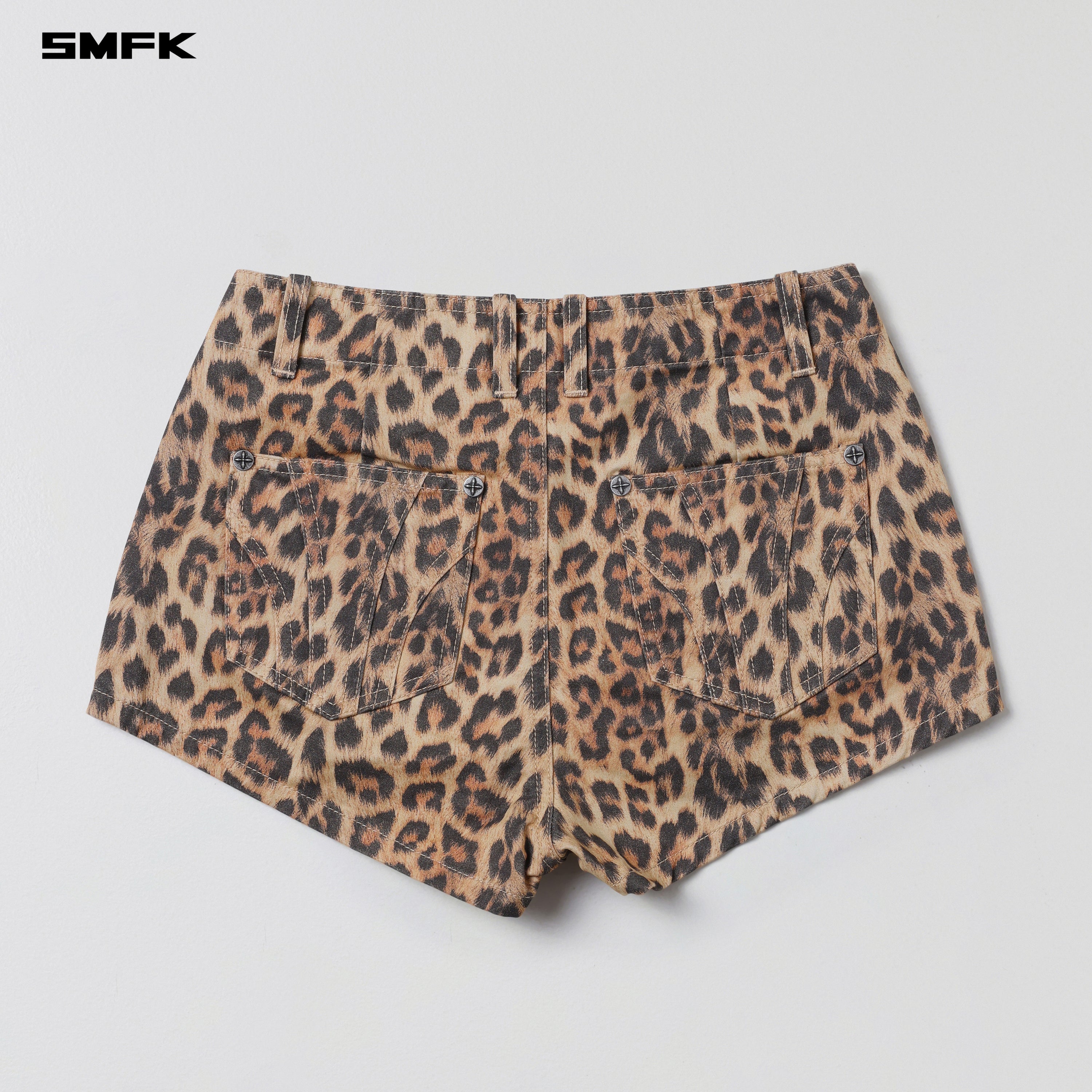 VANISH CARGO SHORTS/LEOPARD COTTON LEOPARD CAMO