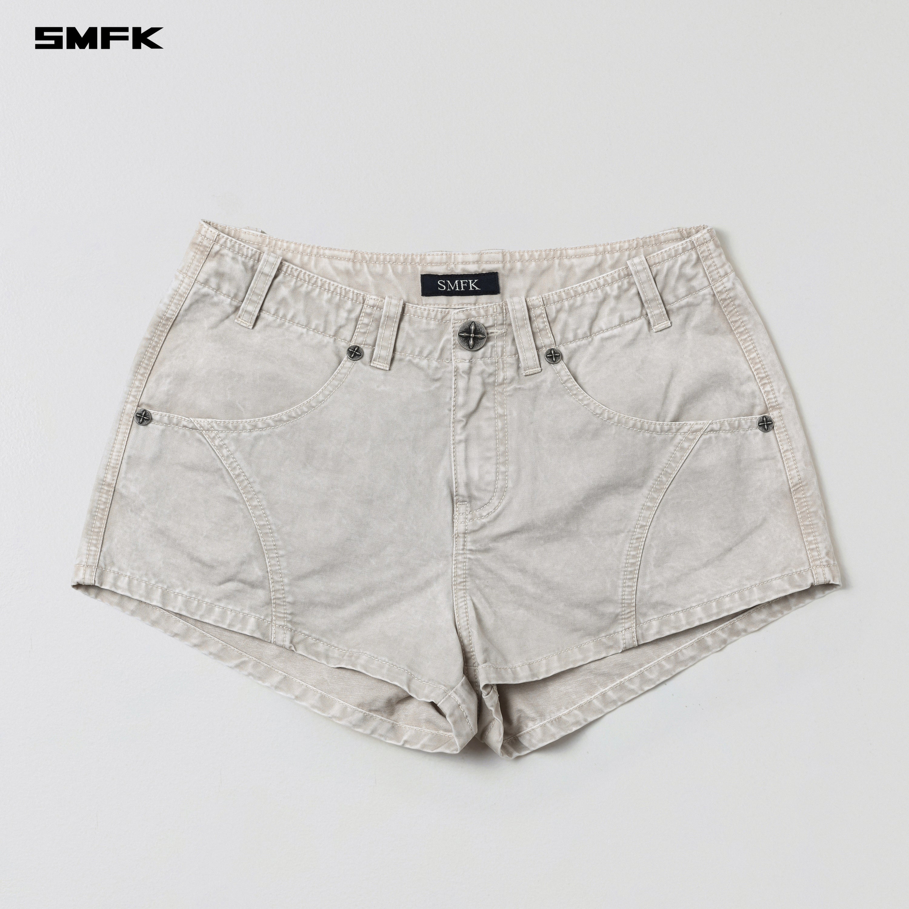 VANISH CARGO SHORTS/GARMENT DYE VANISH WHITE