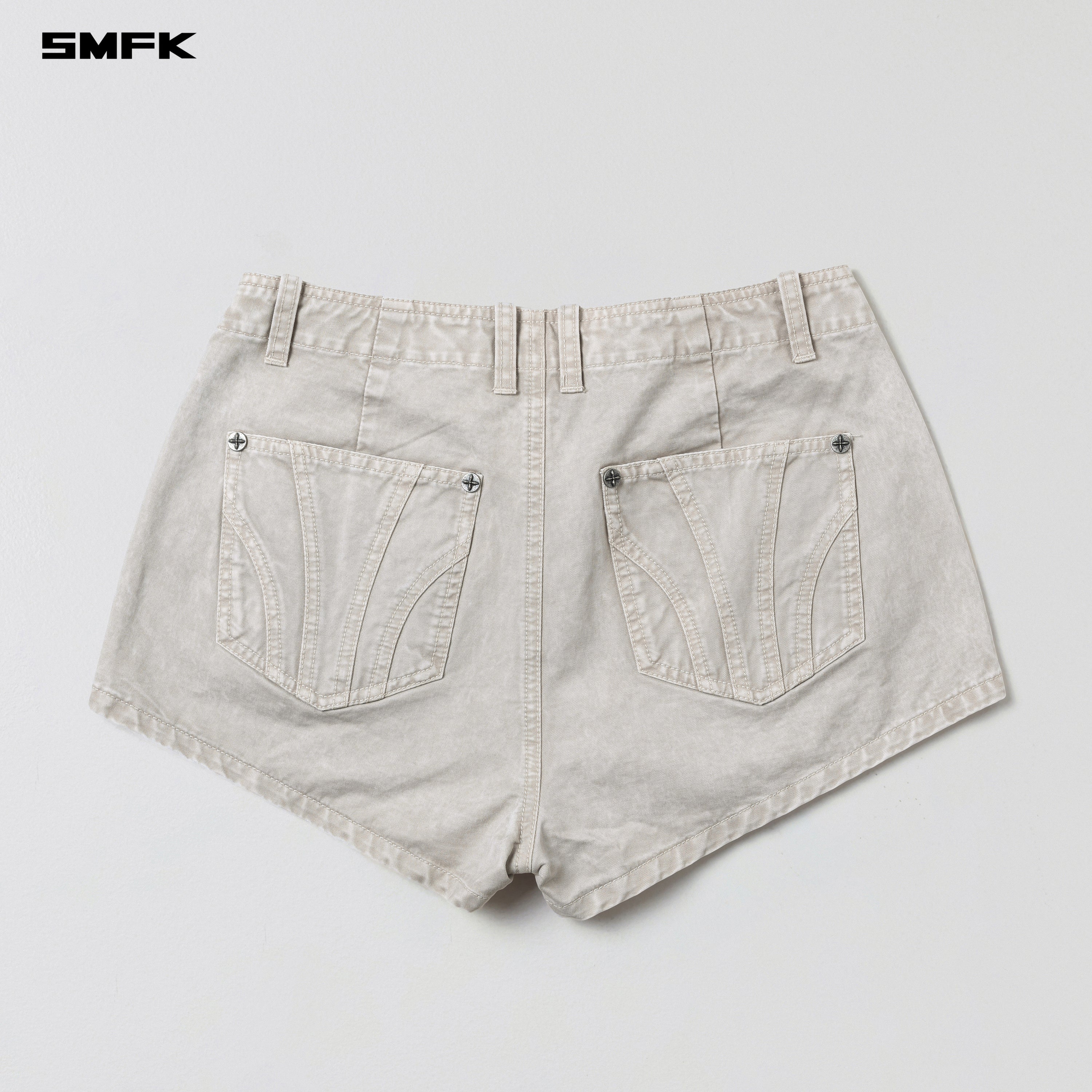 VANISH CARGO SHORTS/GARMENT DYE VANISH WHITE
