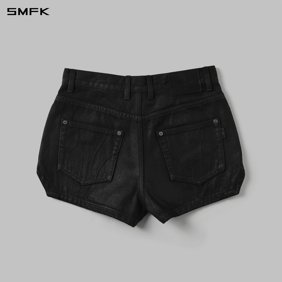 MIRAGE PRISM DENIM SHORTS/DENIM COTTON/W INK BLACK