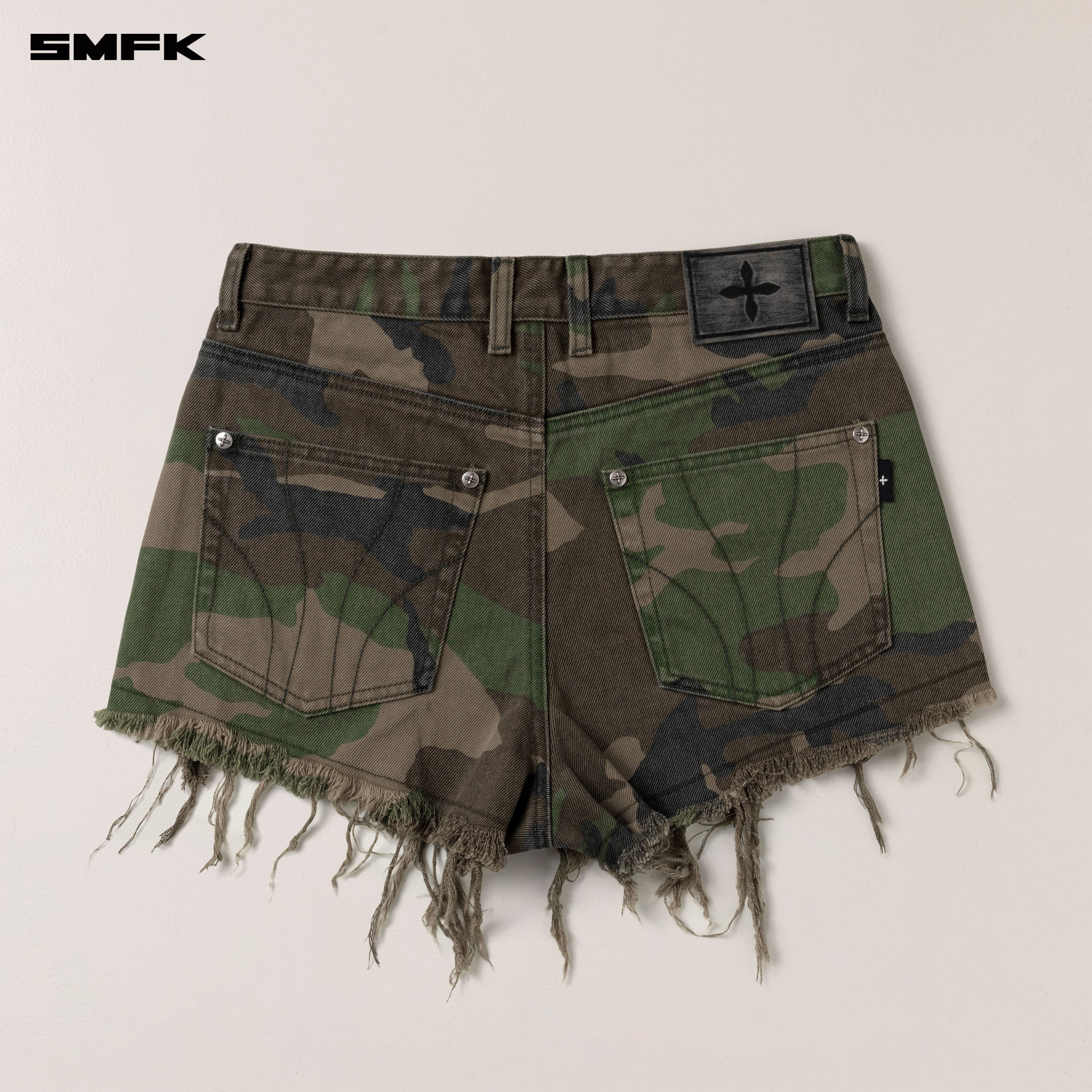 크로스 클래식 와일더니스 카무플라주 데님 반바지 랜드 카무플라주