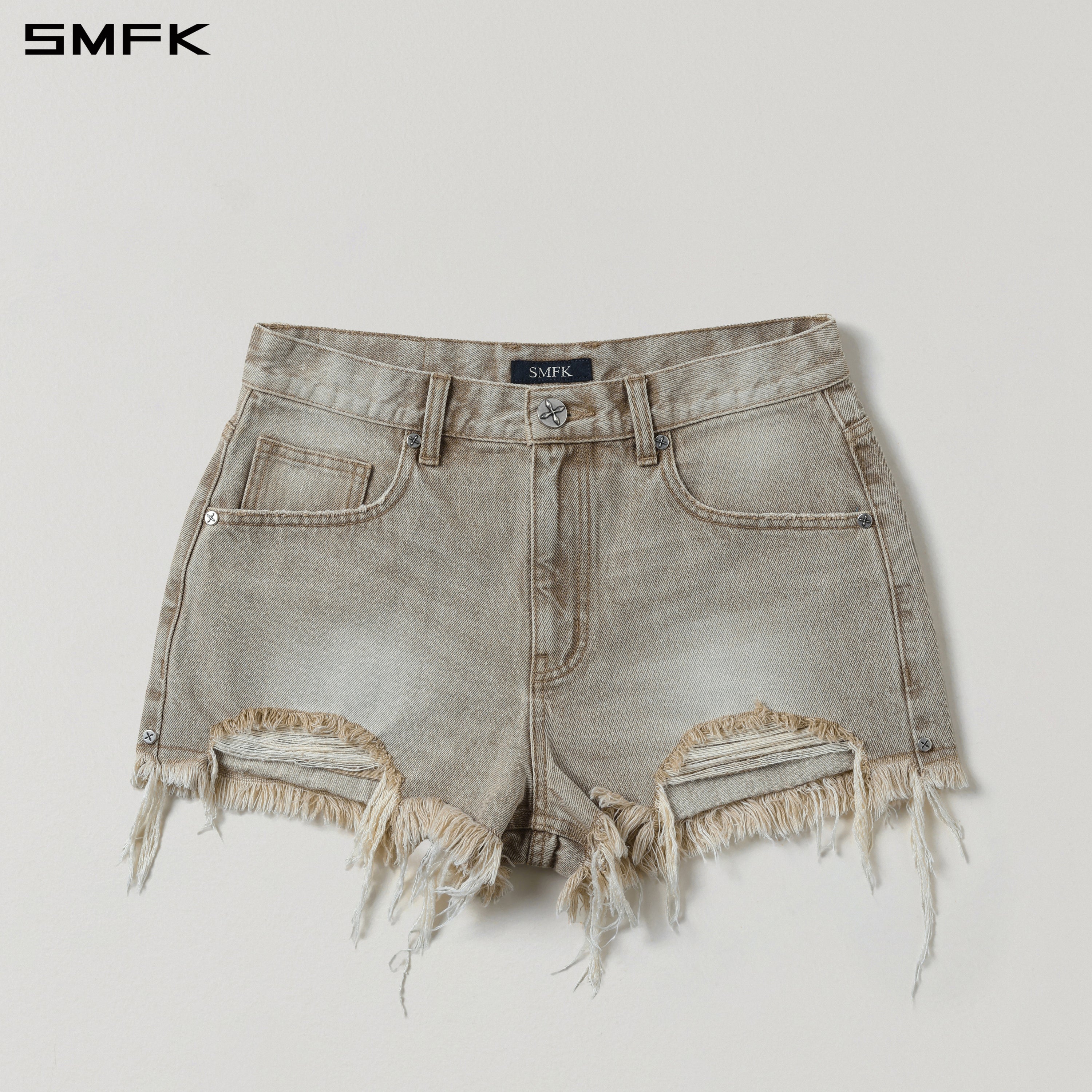 COMPASS MIRAGE MODE DENIM SHORTS/COTTON FRESH SKIN