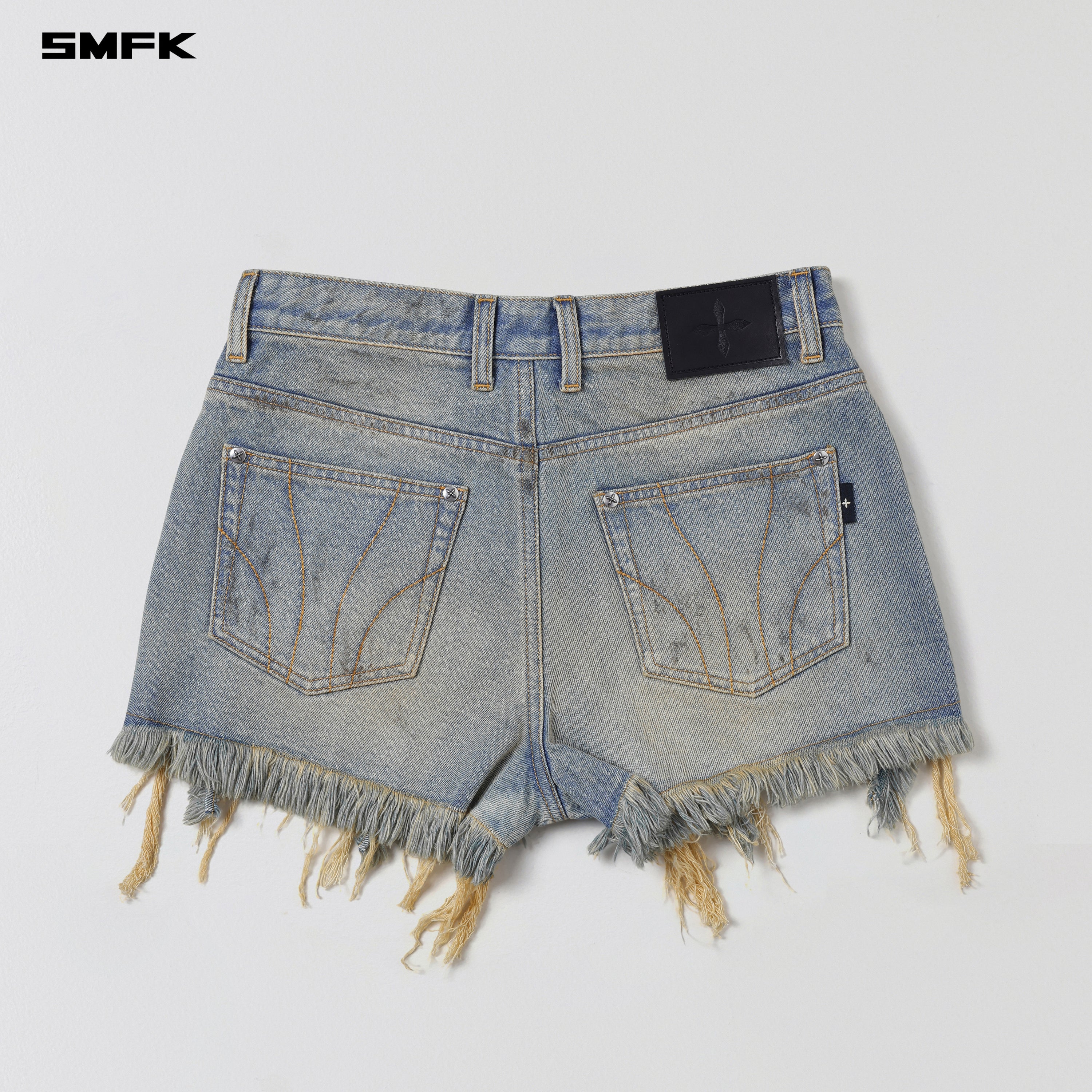 COMPASS MIRAGE MODE DENIM SHORTS/COTTON LAKE BLUE