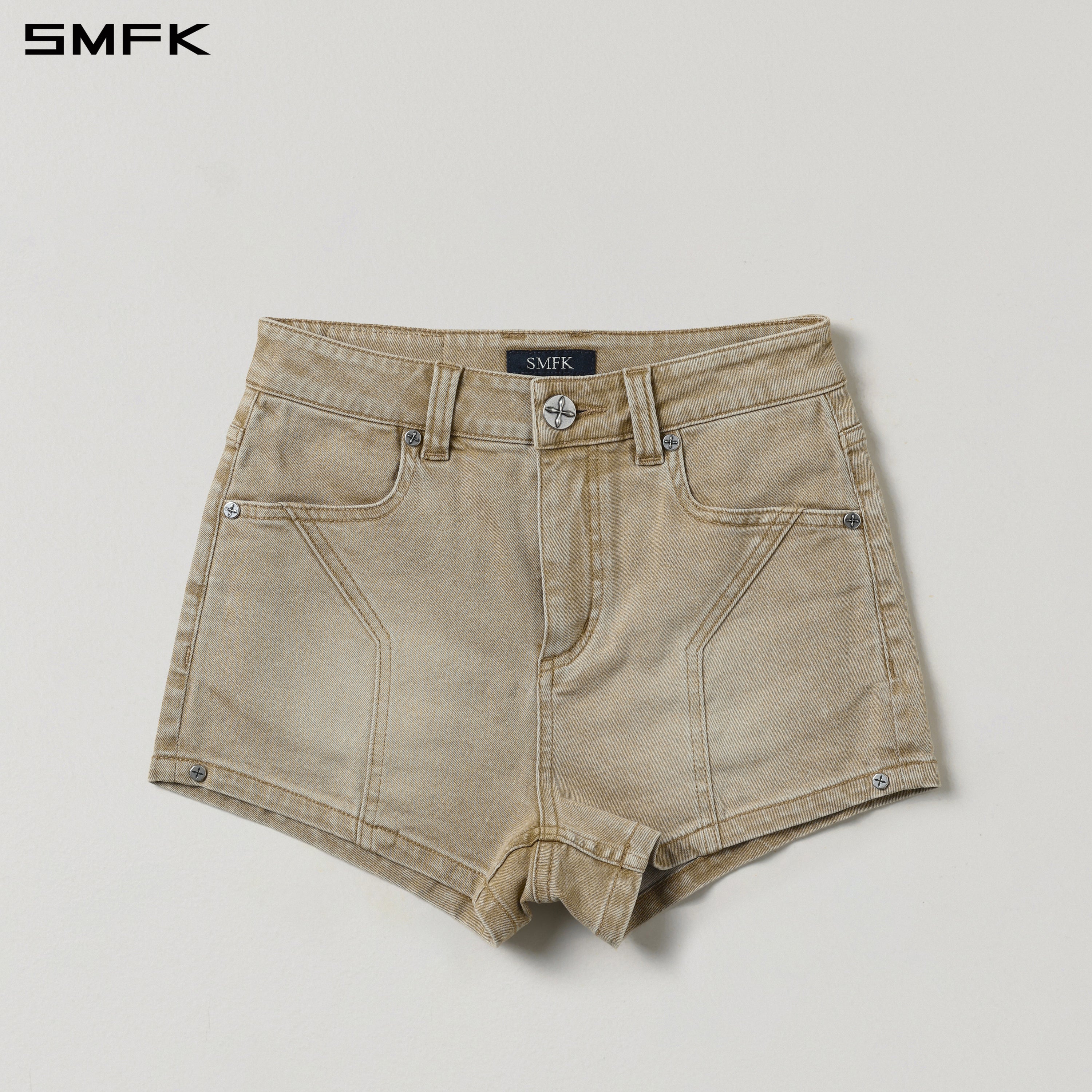 COMPASS DANCER DENIM FLAT SHORTS FRESH SKIN