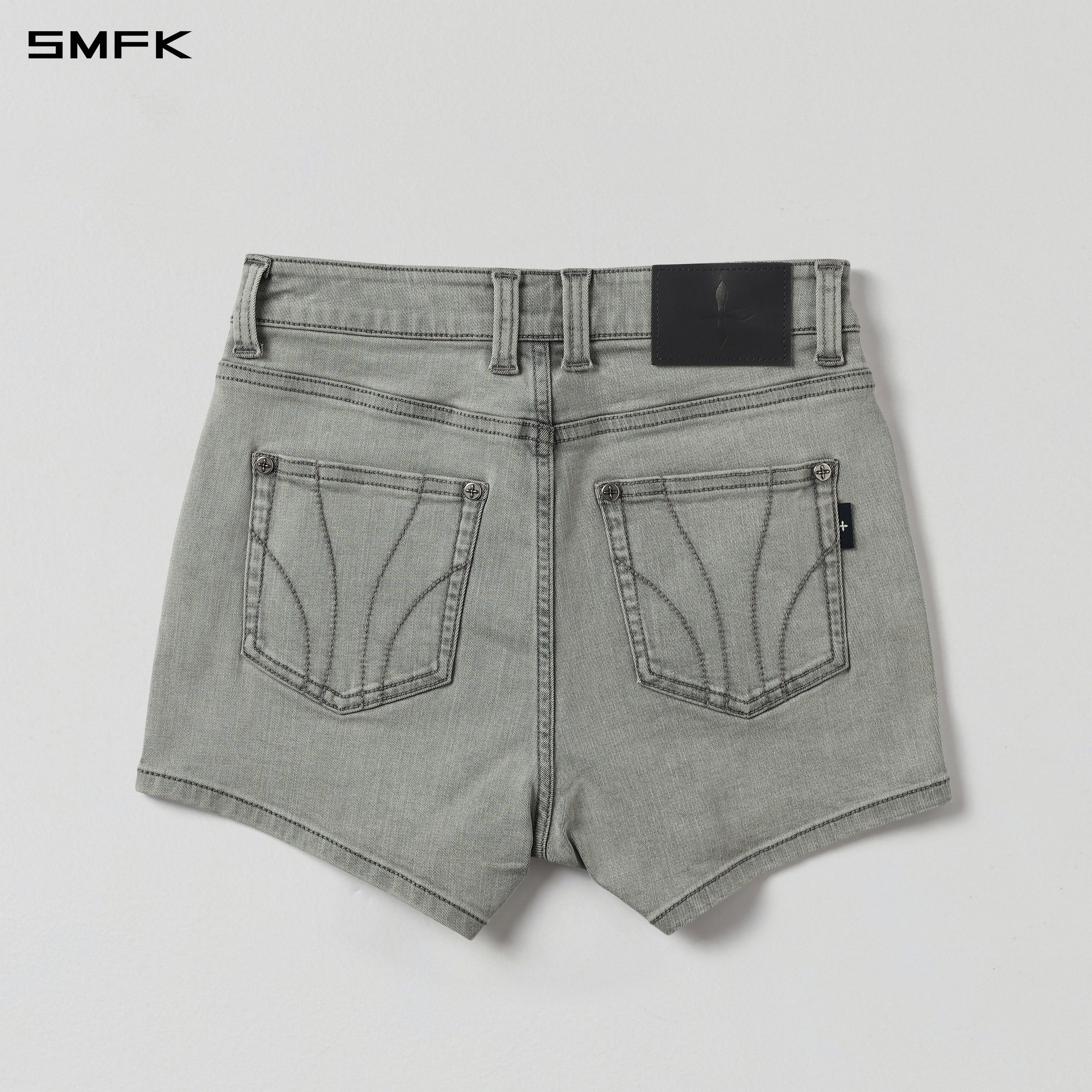 MIRAGE PRISM DENIM SHORTS/E-COTTON GLACIER GREY