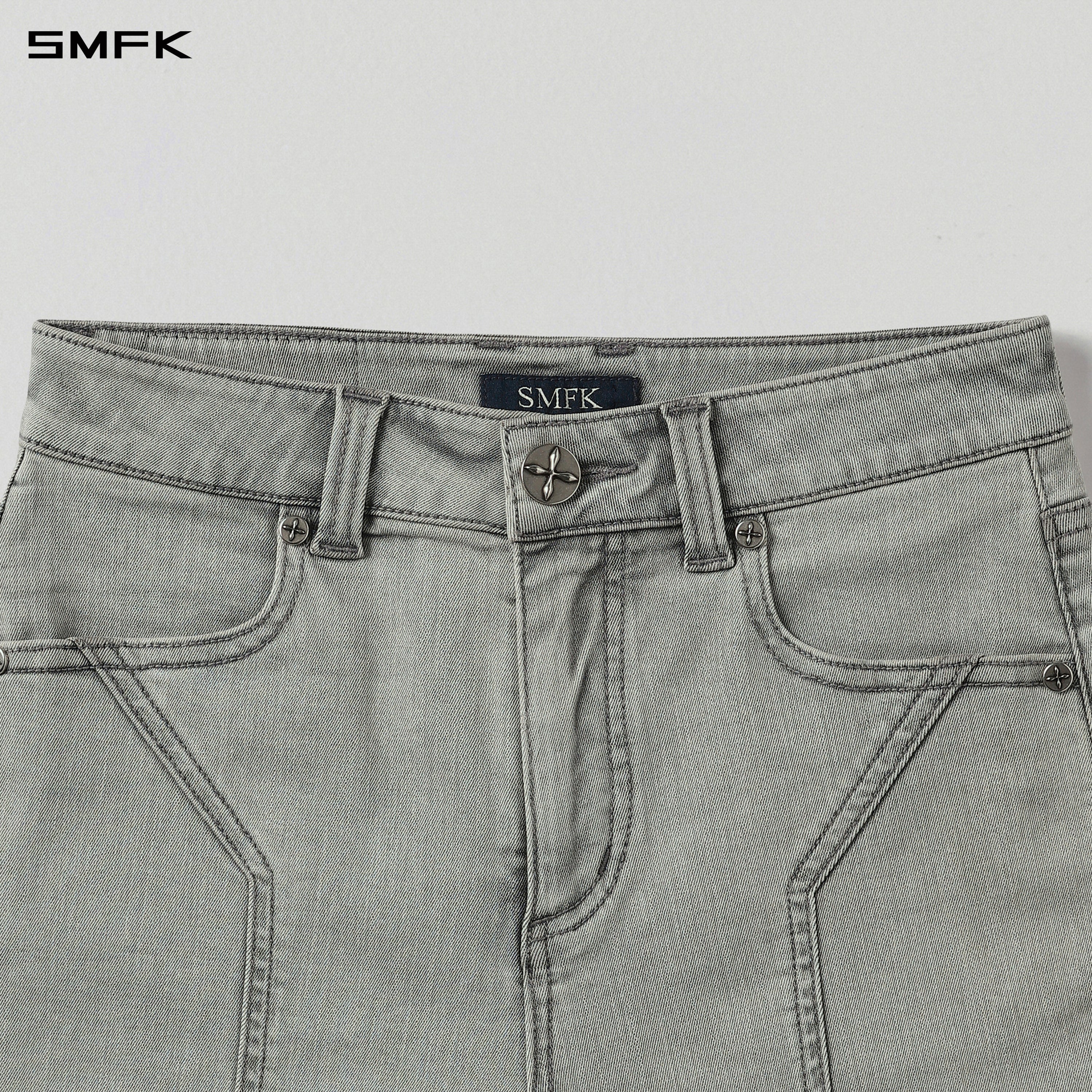 MIRAGE PRISM DENIM SHORTS/E-COTTON GLACIER GREY