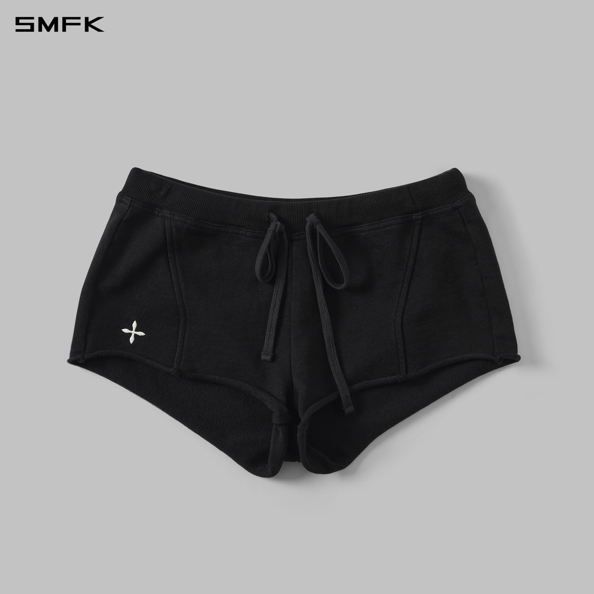 PERMANENT SLIM SUPER SHORTS/COTTON/W WILD BLACK