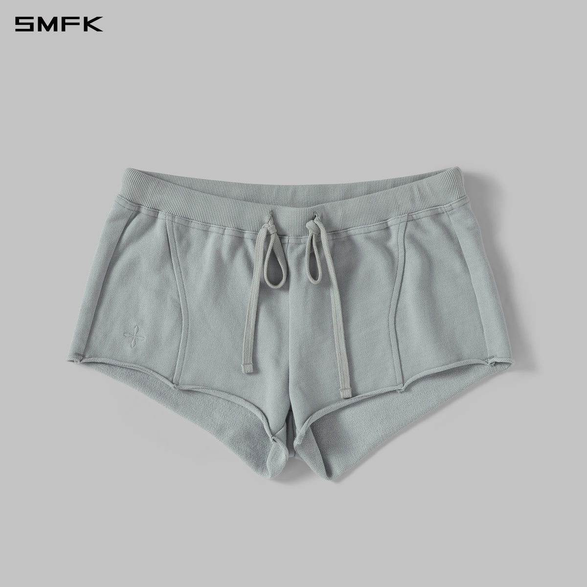 PERMANENT SLIM SUPER SHORTS/COTTON/W GLACIER GREY