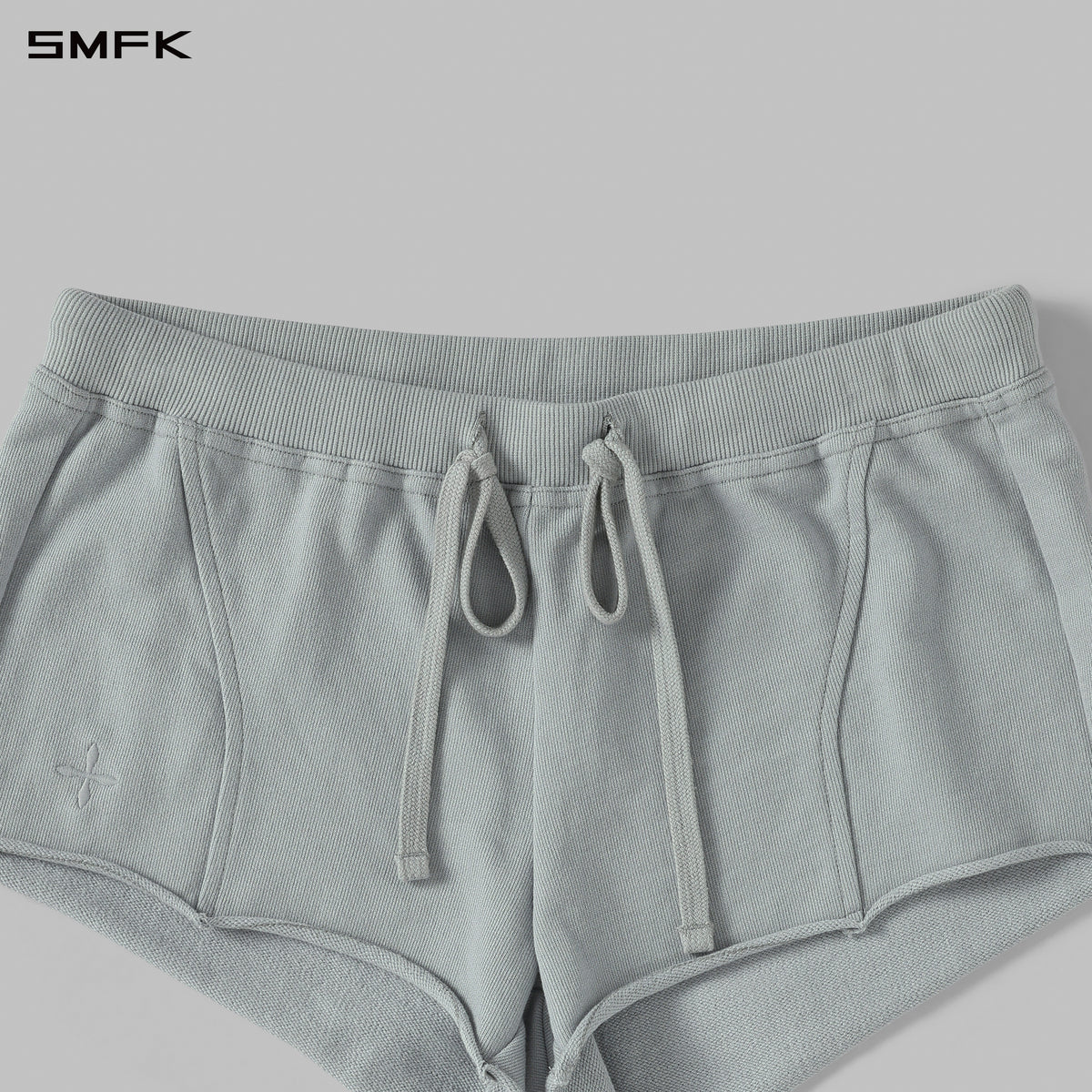 PERMANENT SLIM SUPER SHORTS/COTTON/W GLACIER GREY