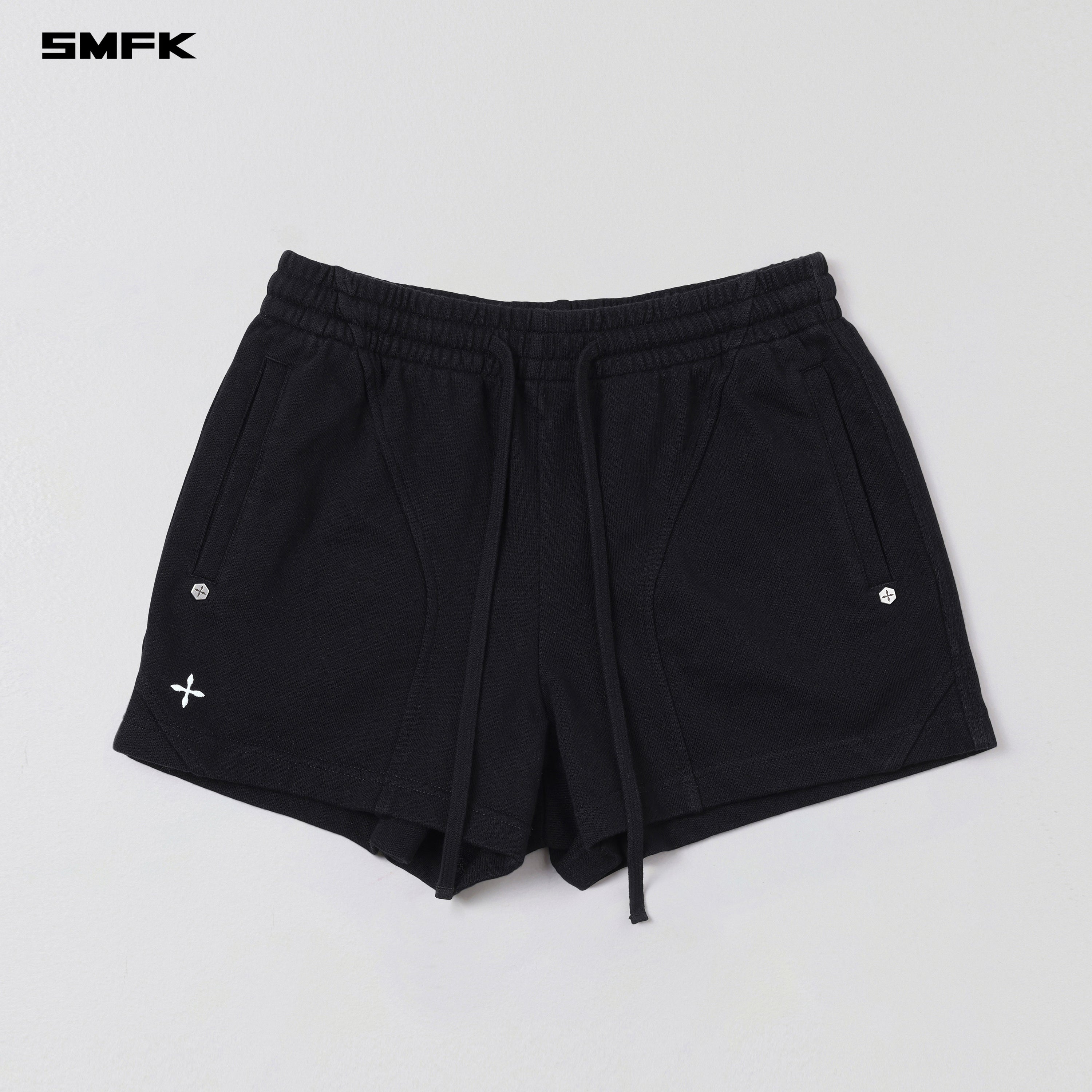 PERMANENT PRISM SHORTS/COTTON WOOL WILD BLACK