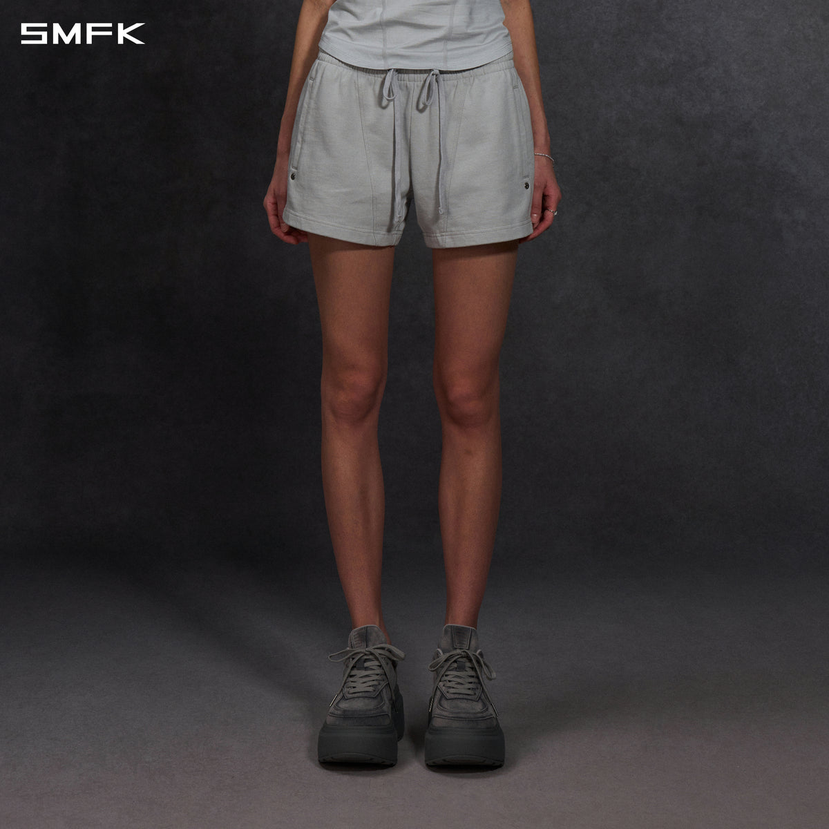 PERMANENT PRISM SHORTS/COTTON/W GLACIER GREY