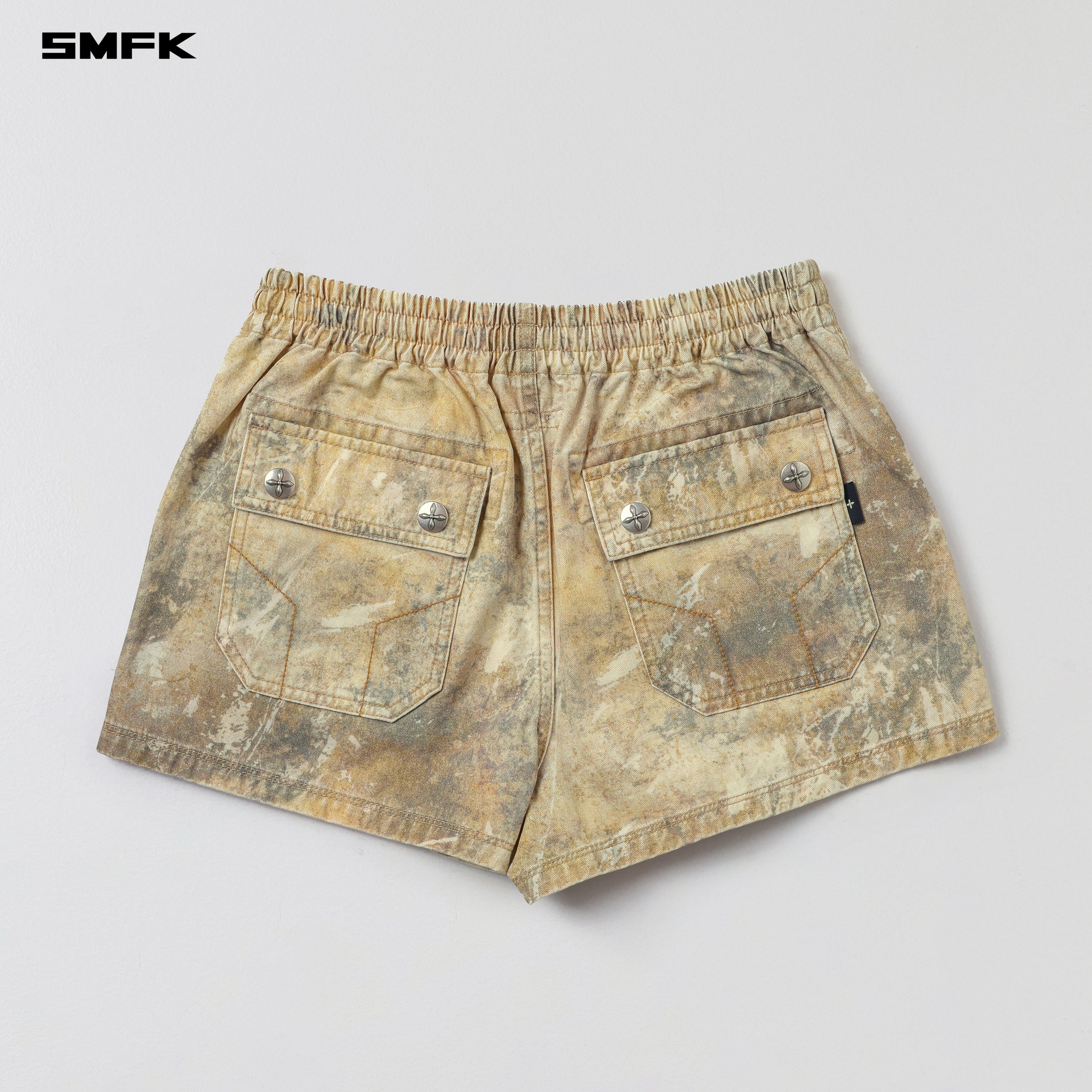 COMPASS MODE RISE-UP SPORTS SHORTS/COTTON WHITE STORM CAMOUFLAGE