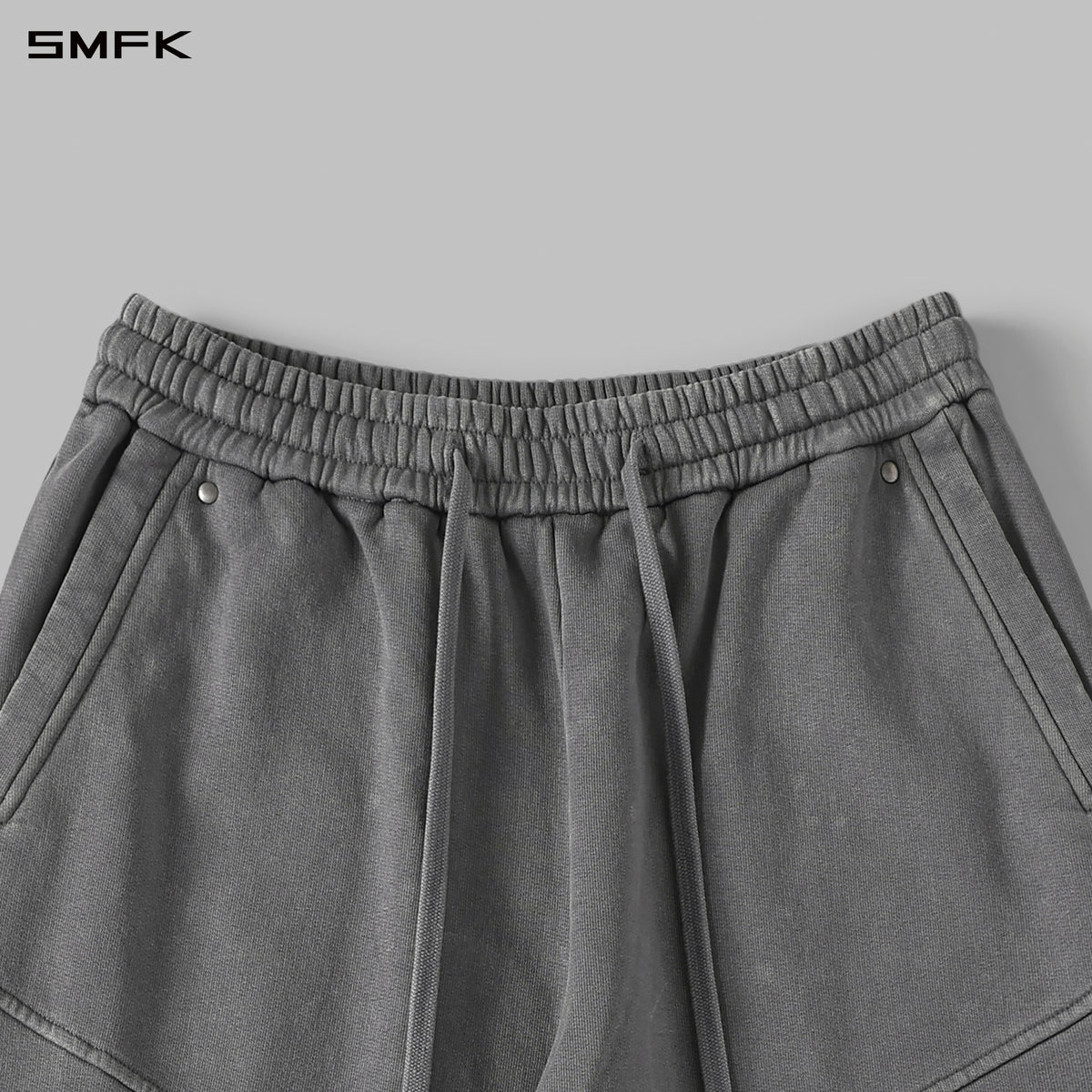 MYTH AEOLUS EVOLVE LOOSE KINTED PANTS /COLD DYE/U COLD DYE GREY