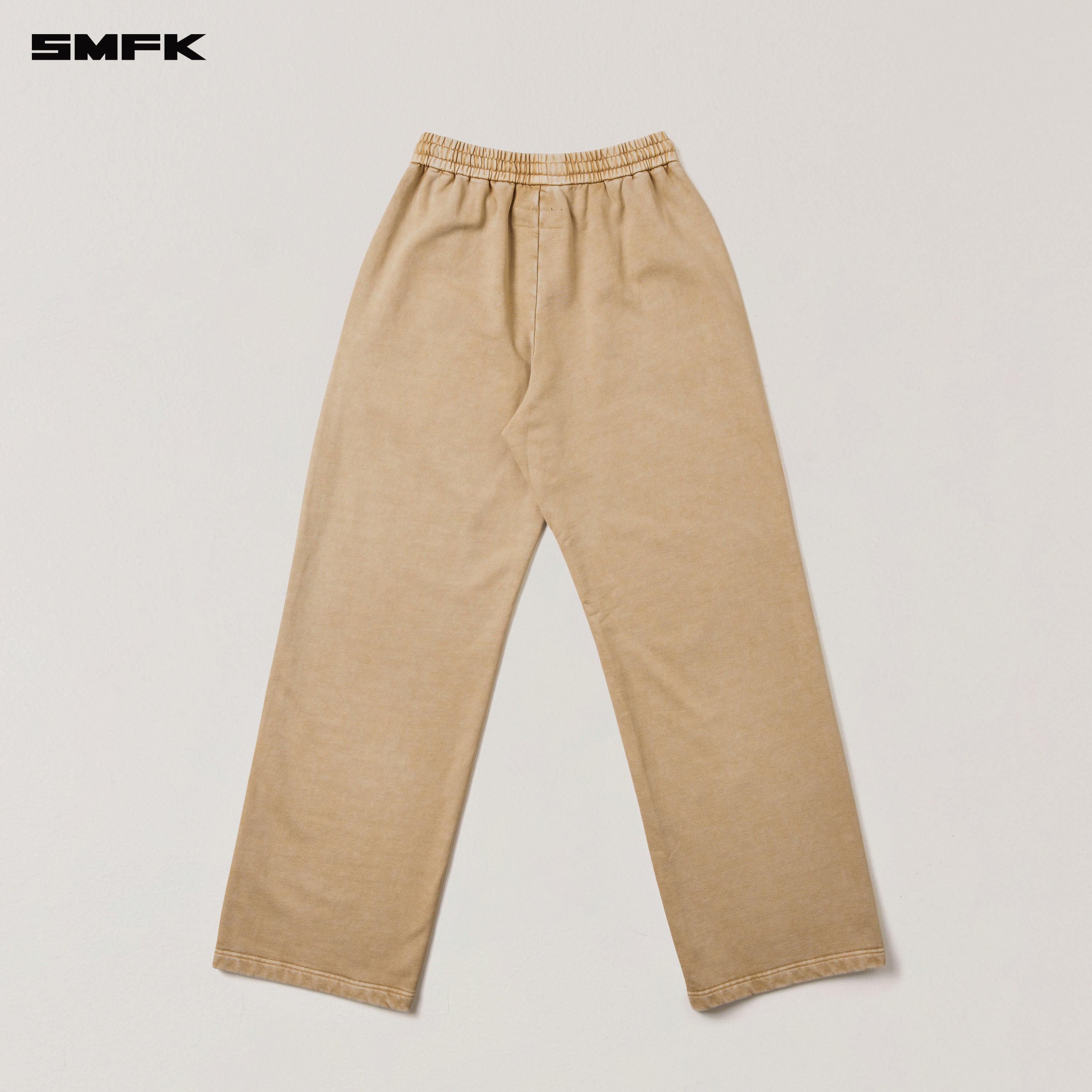 VINTAGE-SAVAGE LOOSE SPORTS PANTS/FADE DYE FADING DESERT