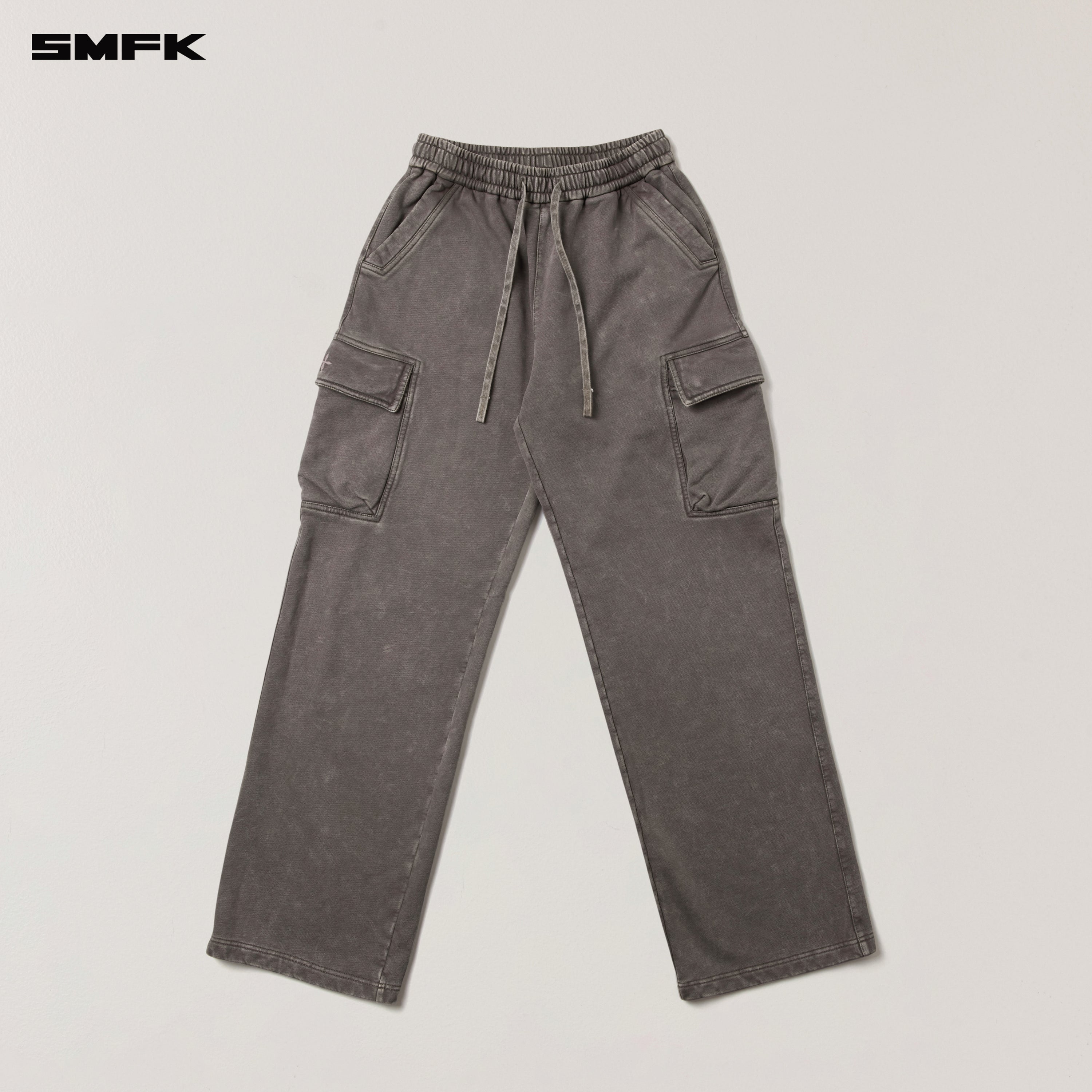 VINTAGE-SAFARI LOOSE SPORTS PANTS/FADE DYE WILD BROWN