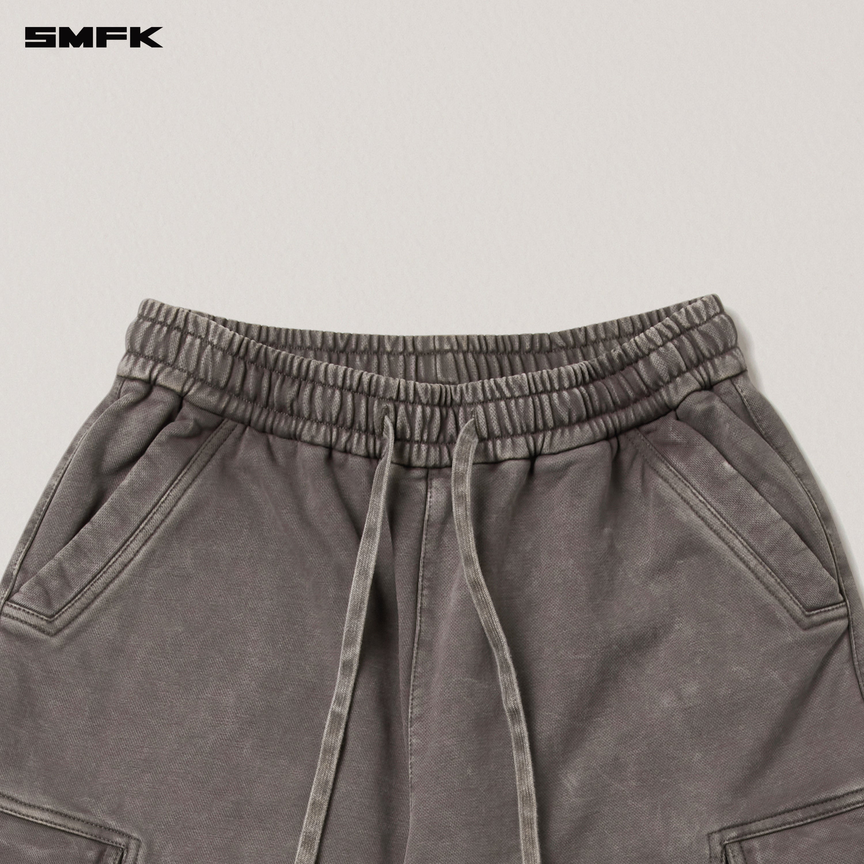 VINTAGE-SAFARI LOOSE SPORTS PANTS/FADE DYE WILD BROWN