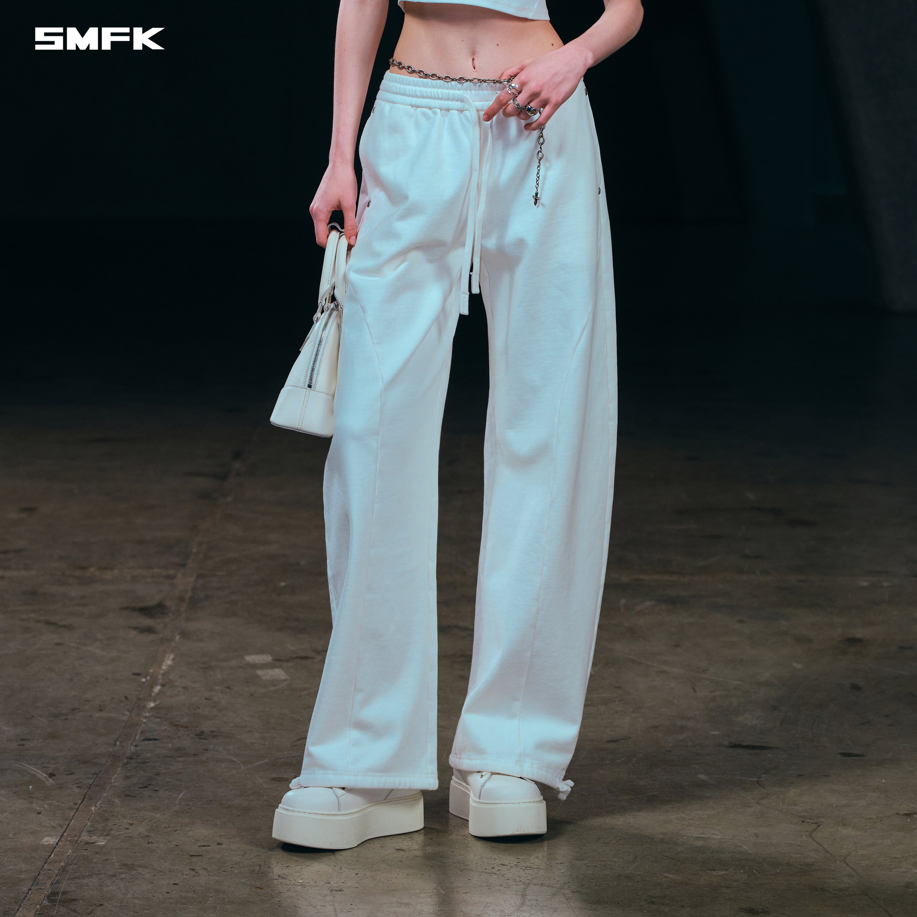 VINTAGE MUSE ARC SPORTS PANTS/COTTON CLOUD WHITE