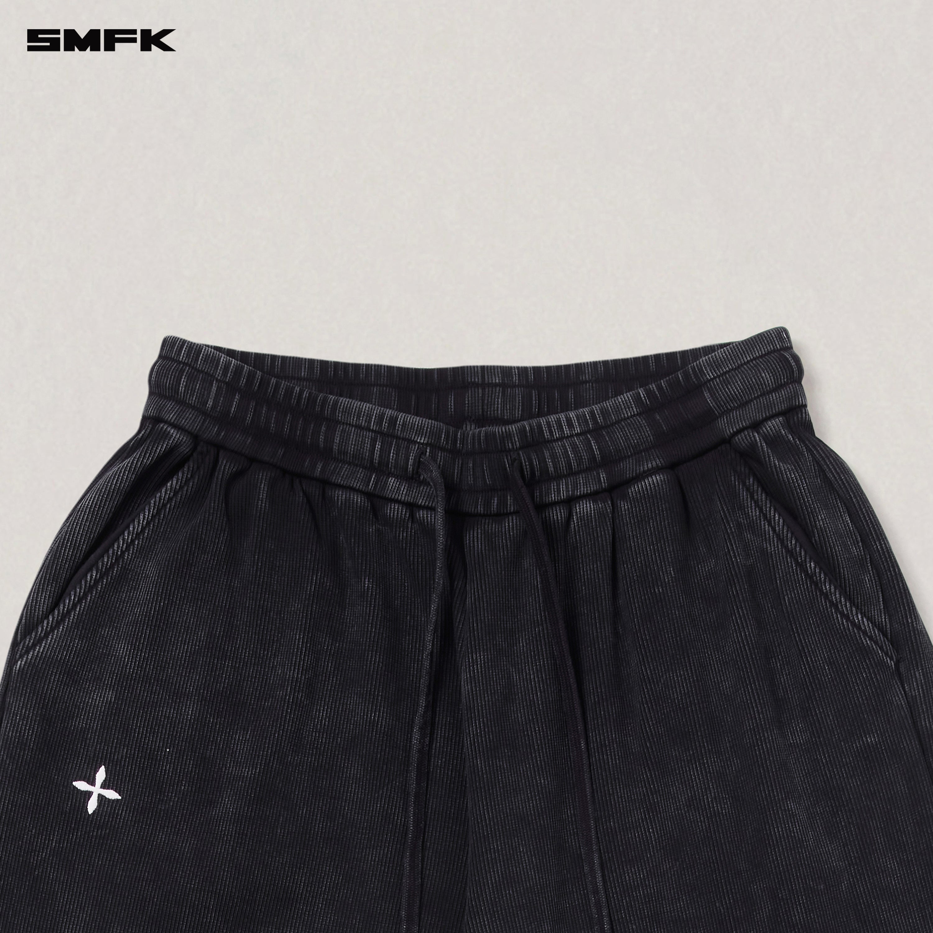 VINTAGE - SAVAGE STRAIGHT SPORTS PANTS/FADE DYE WILD BLACK