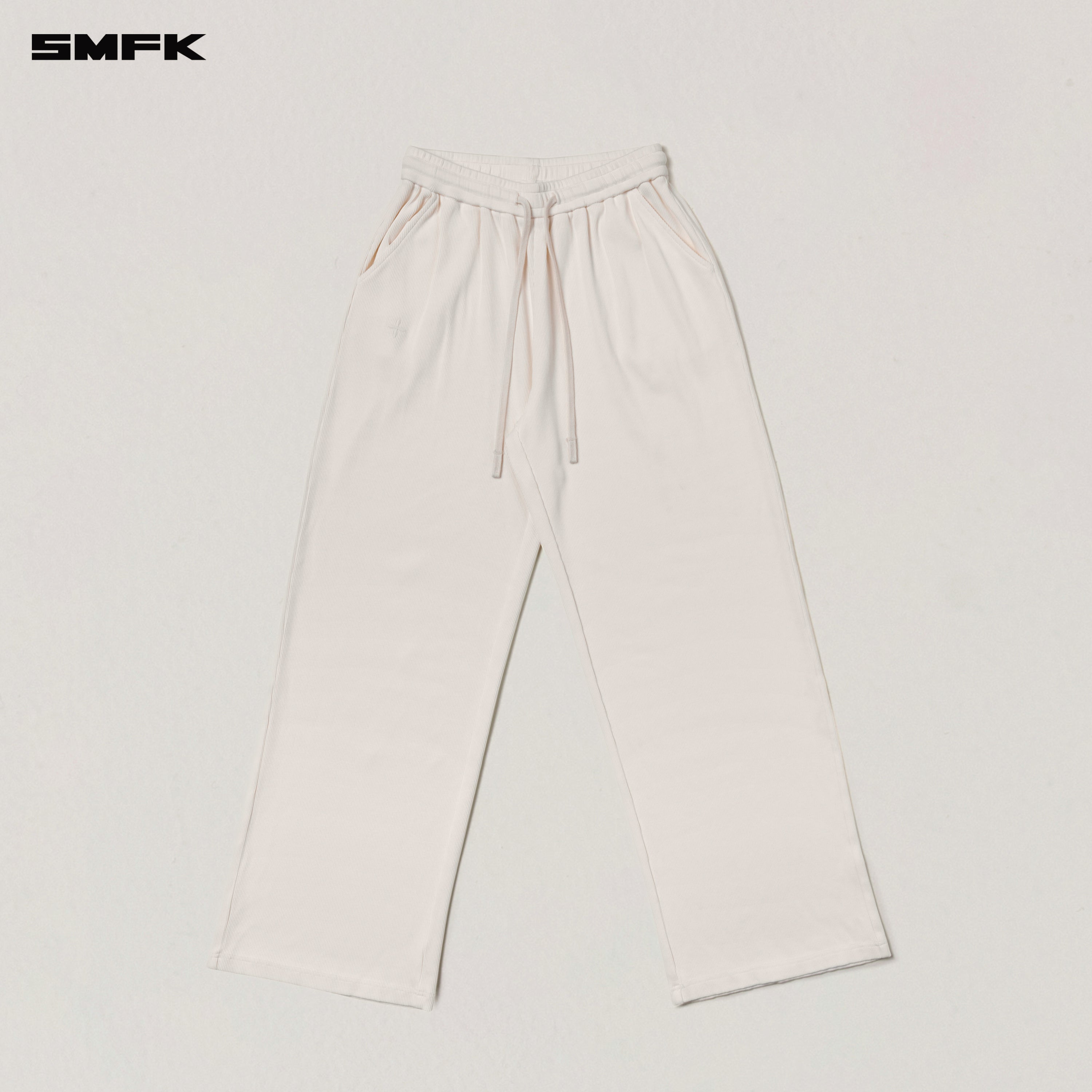 VINTAGE-SAVAGE STRAIGHT SPORTS PANTS/FADE DYE SNOW MOUNTAIN WHITE