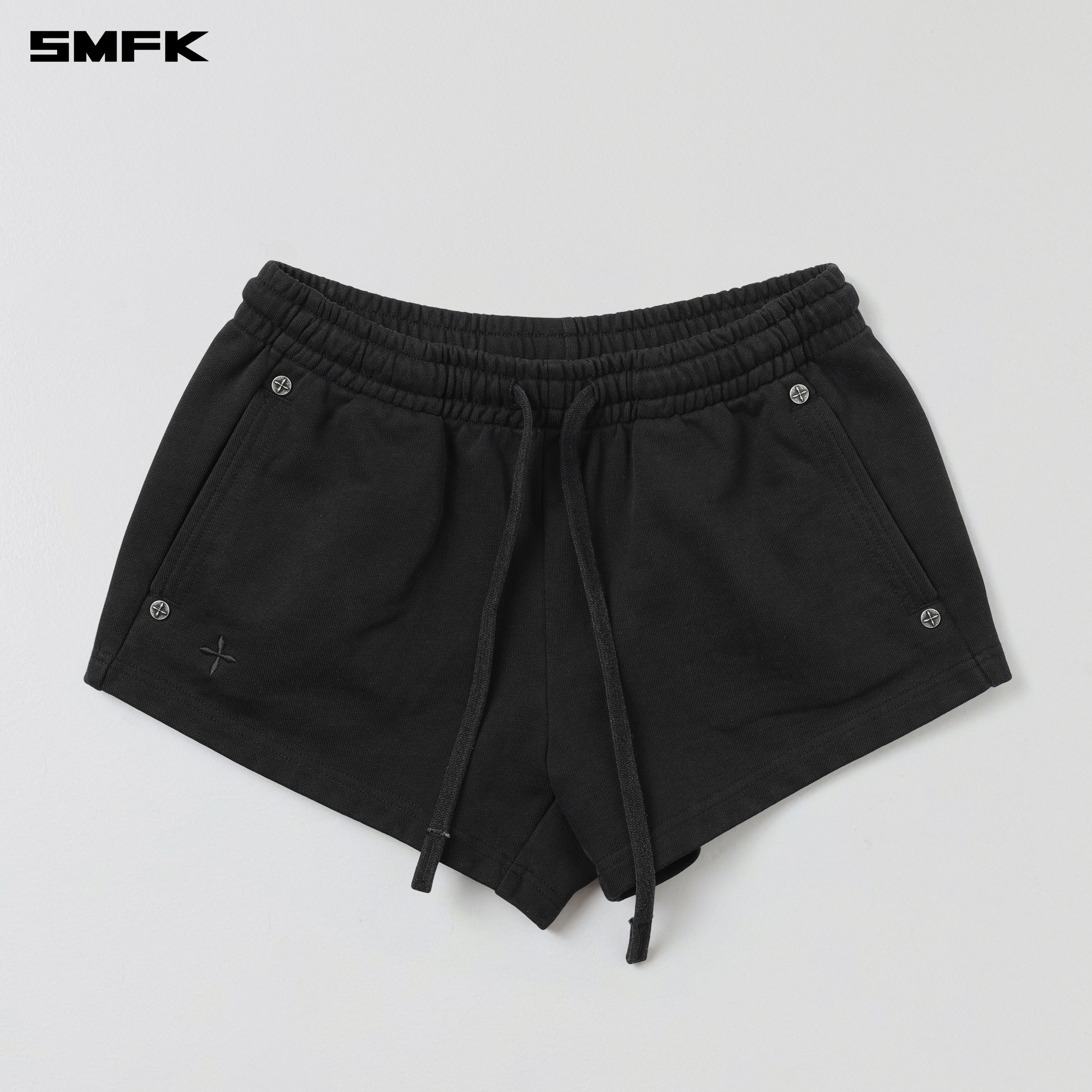 VINTAGE MUSE TOWER SPORTS PANTS/COTTON VANISH BLACK