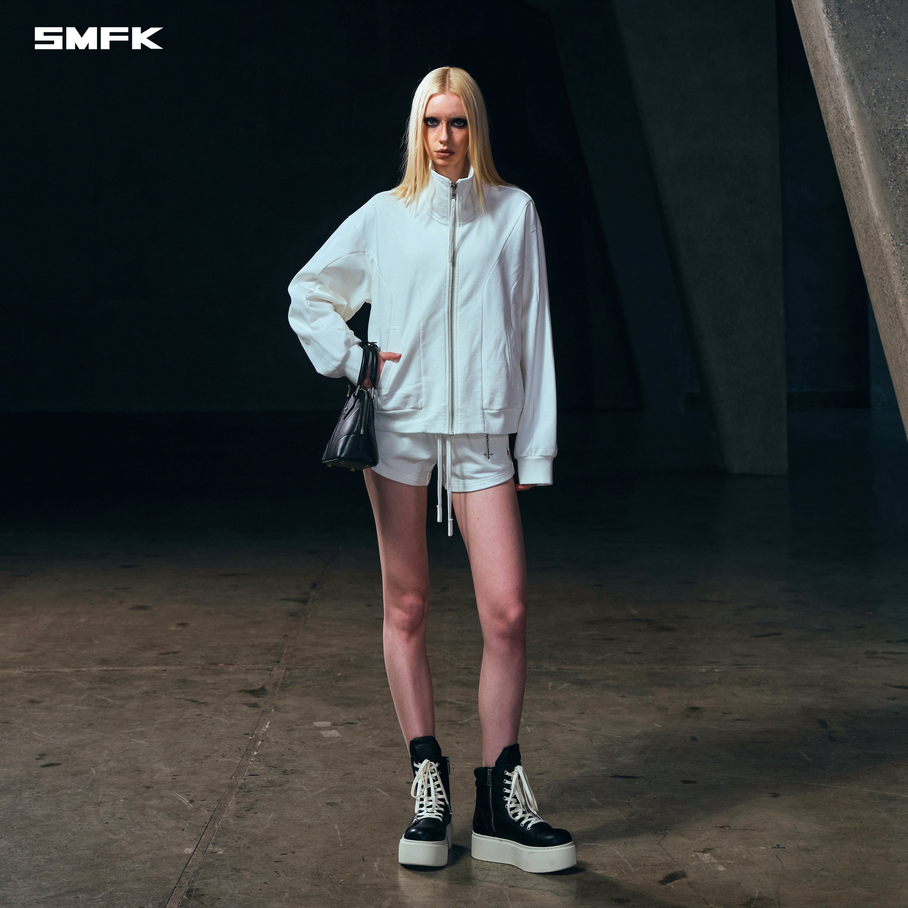 VINTAGE MUSE TOWER SPORTS PANTS/COTTON CLOUD WHITE