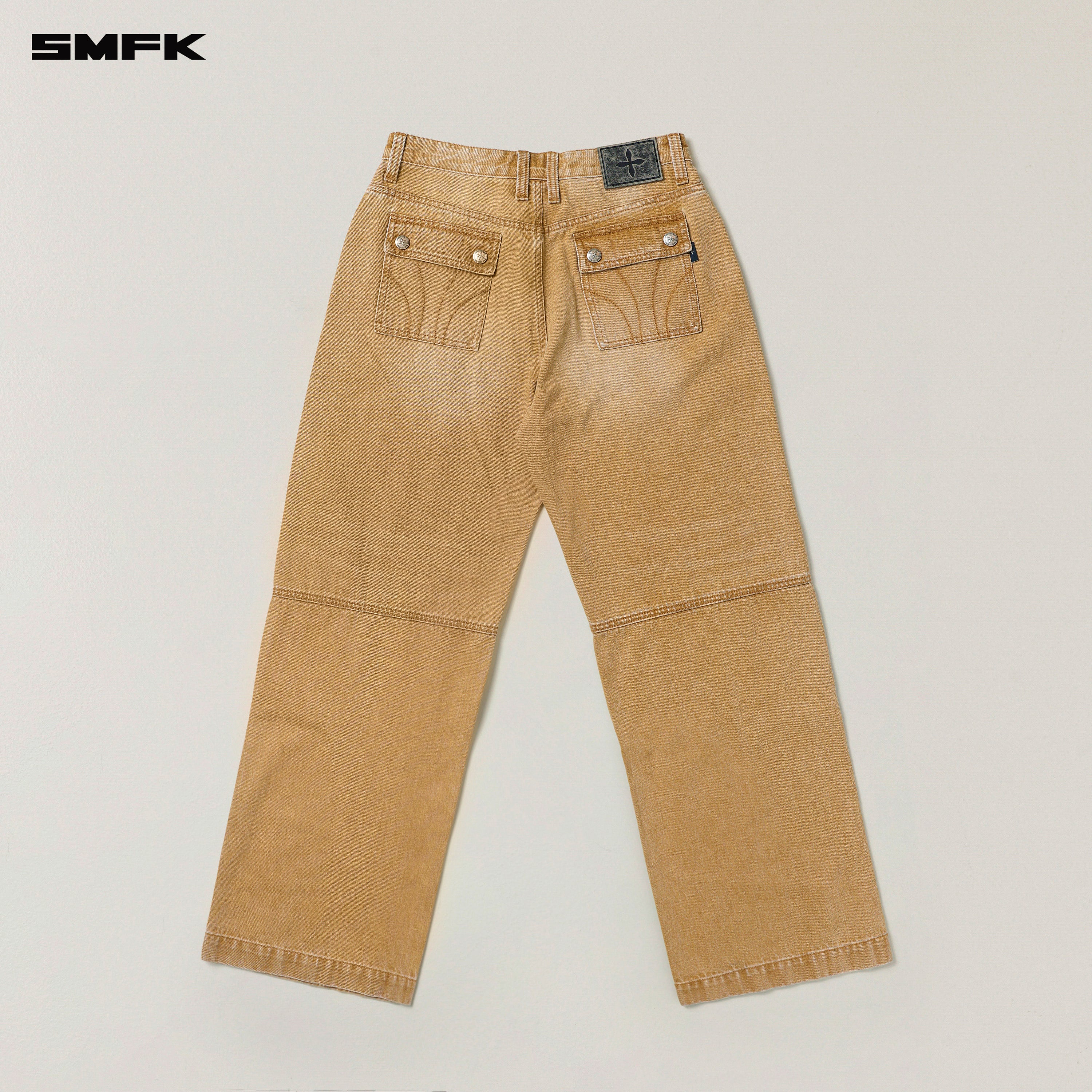 COMPASS RETRO LOOSE CARGO PANTS WILD COWBOY BROWN