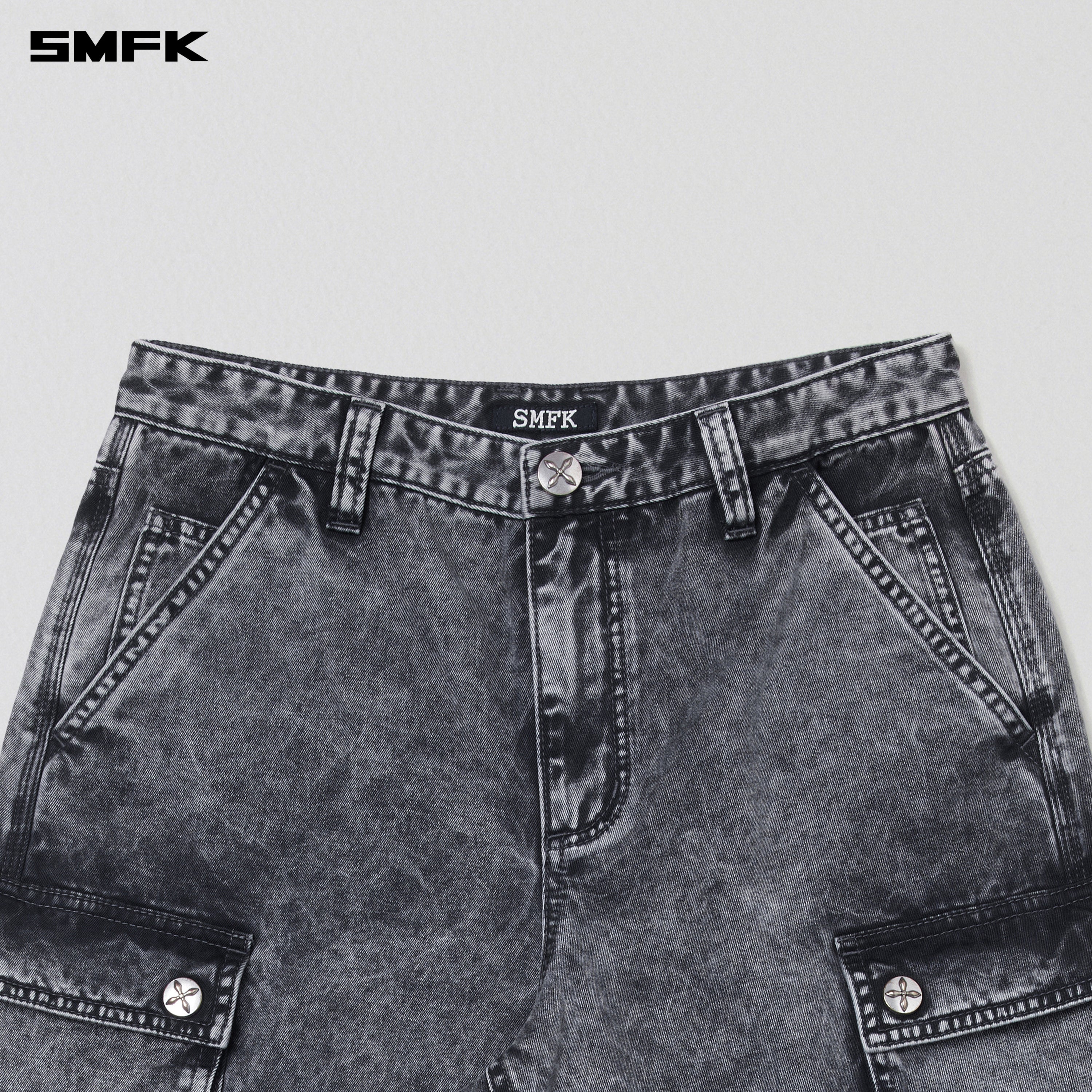 COMPASS RETRO TOWER CARGO PANTS STORM GREY