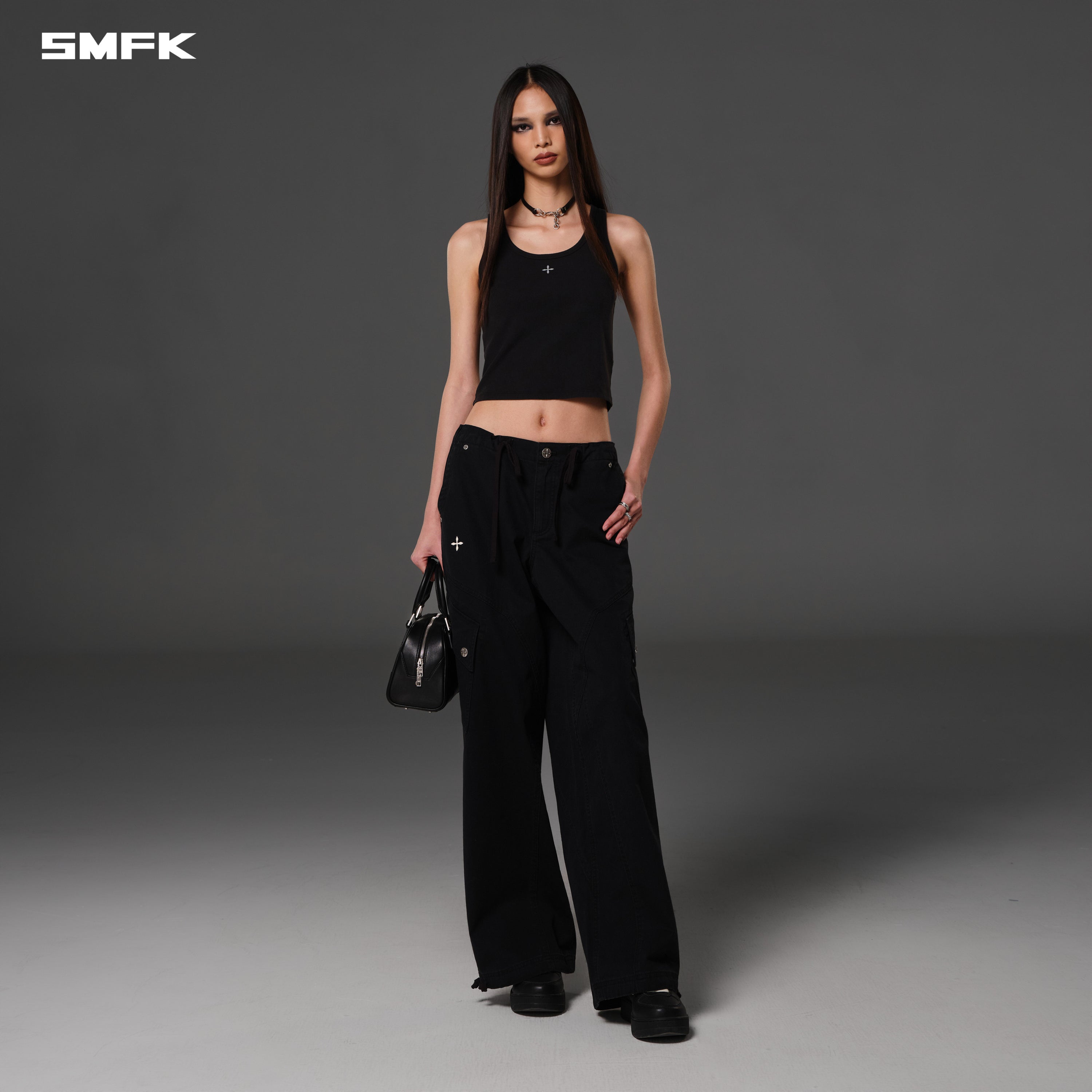 MIRAGE RETRO PARA PANTS/COTTON WILD BLACK
