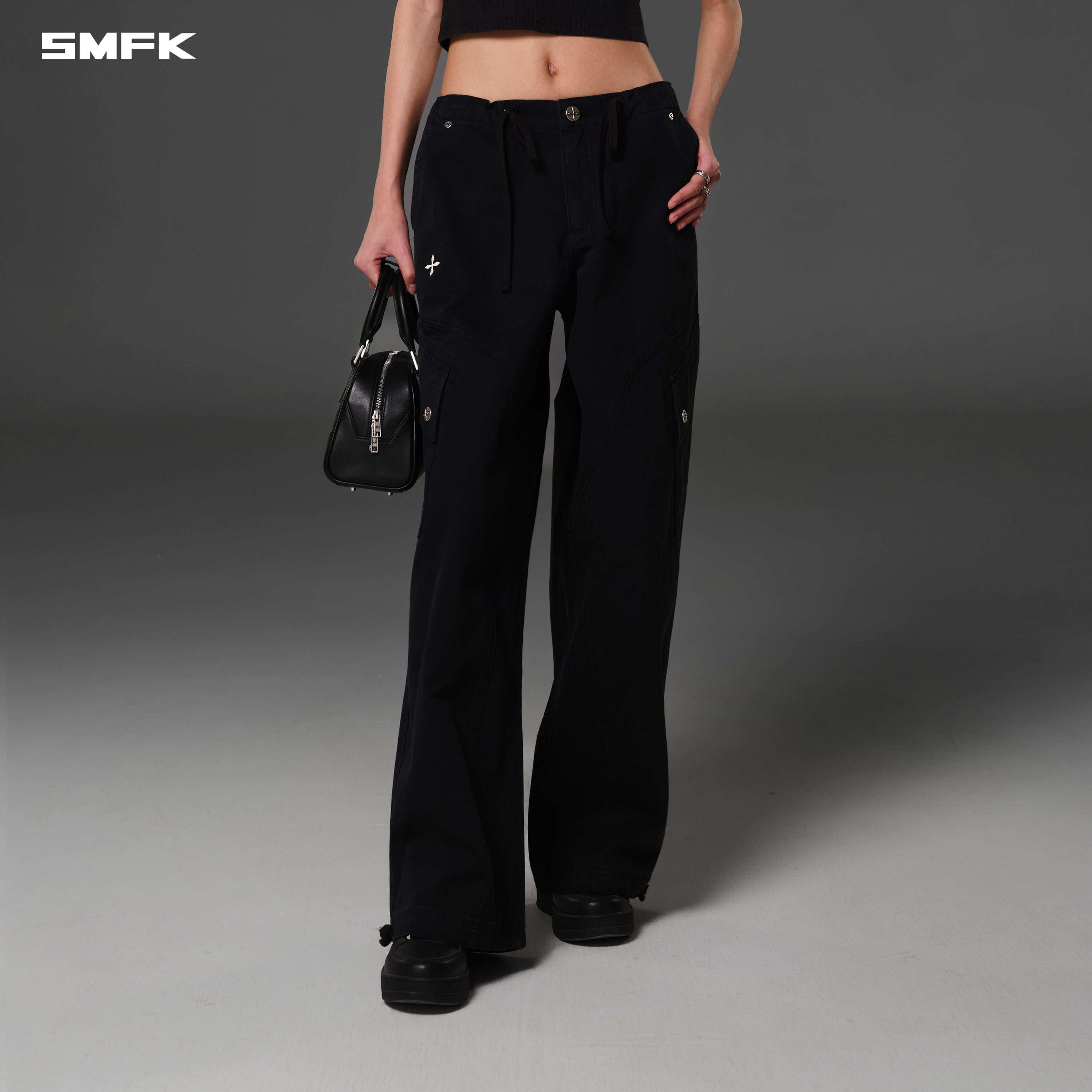 MIRAGE RETRO PARA PANTS/COTTON WILD BLACK